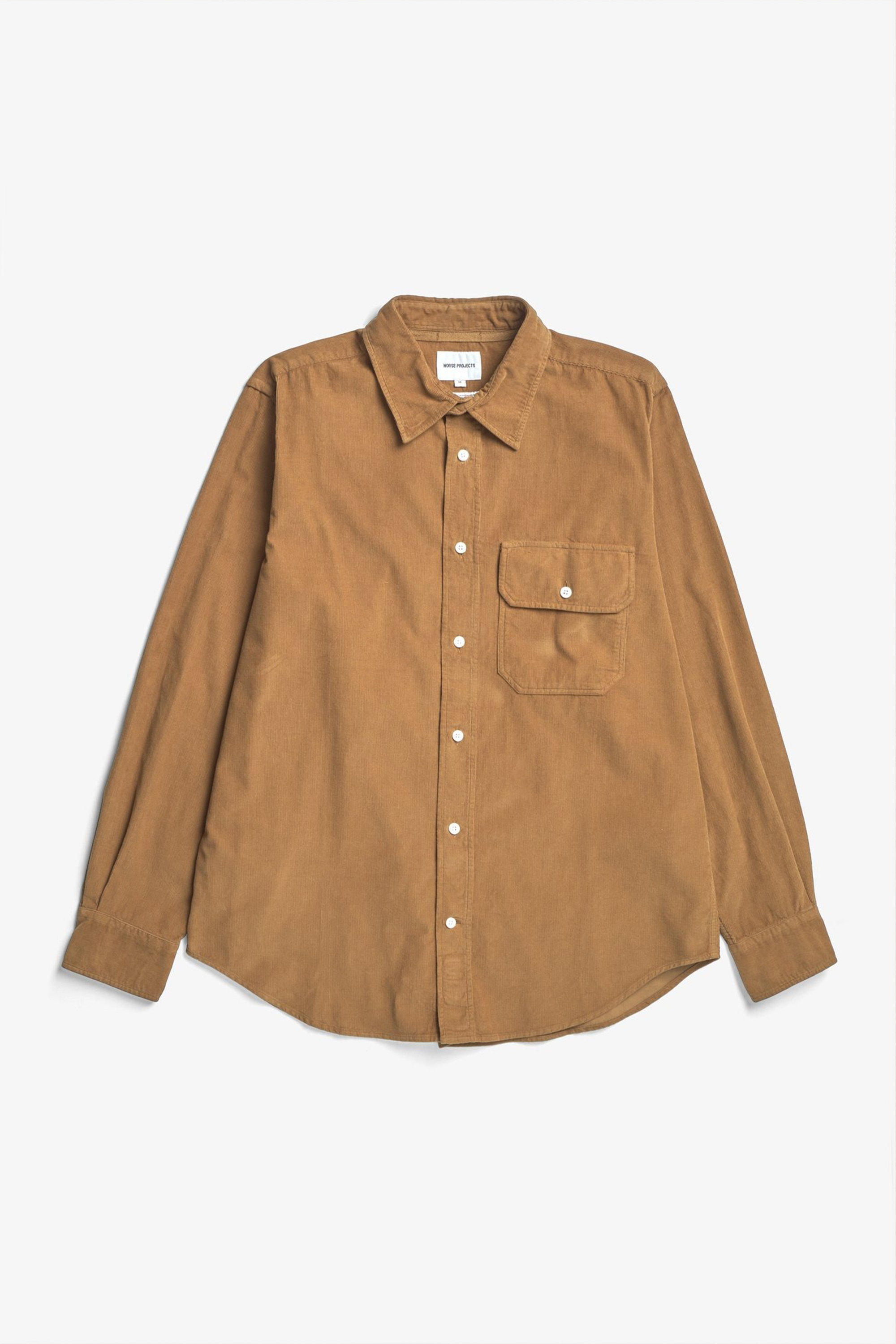 Algot Relaxed Micro Cord Shirt Duck_4