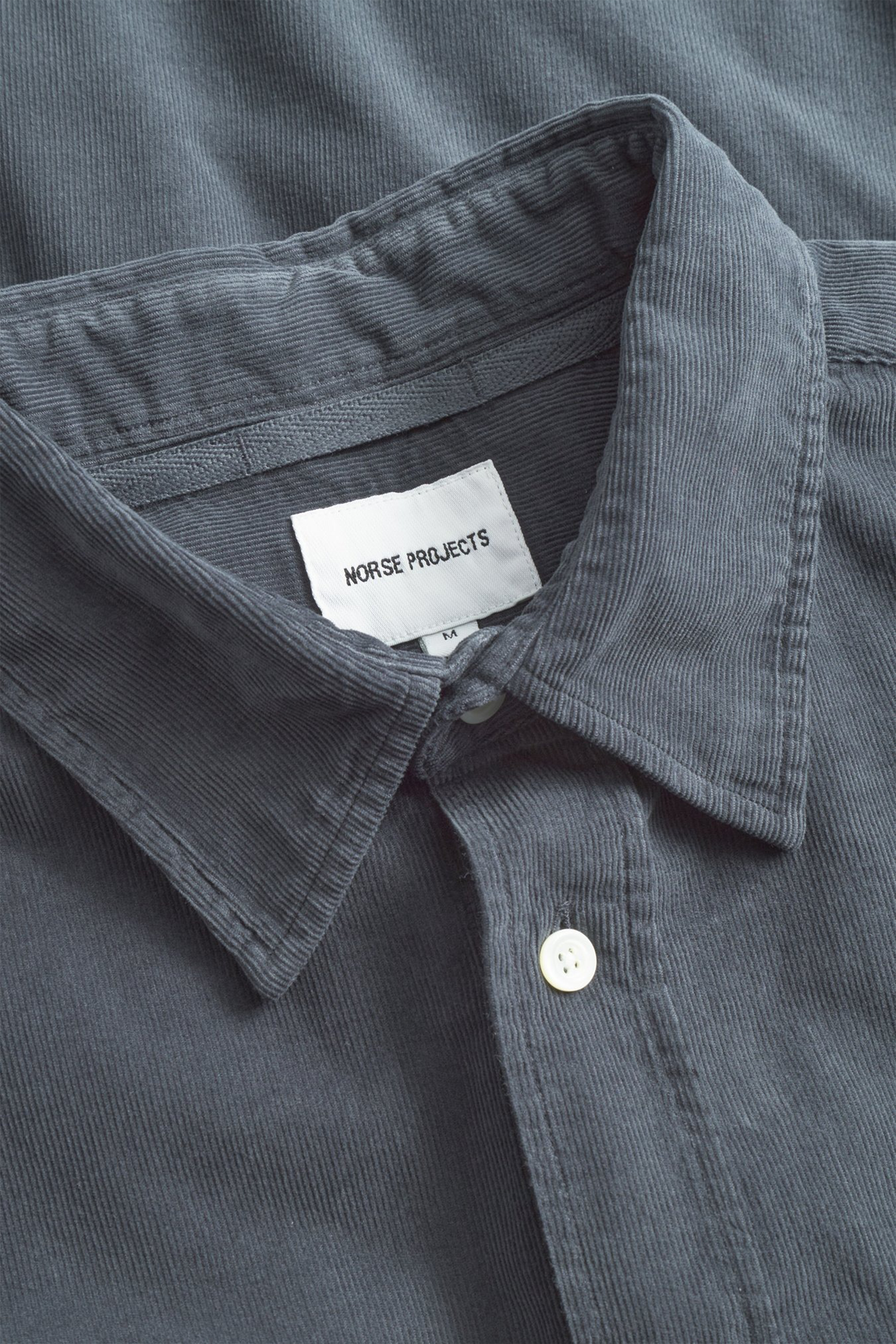 Algot Relaxed Micro Cord Shirt Graphite