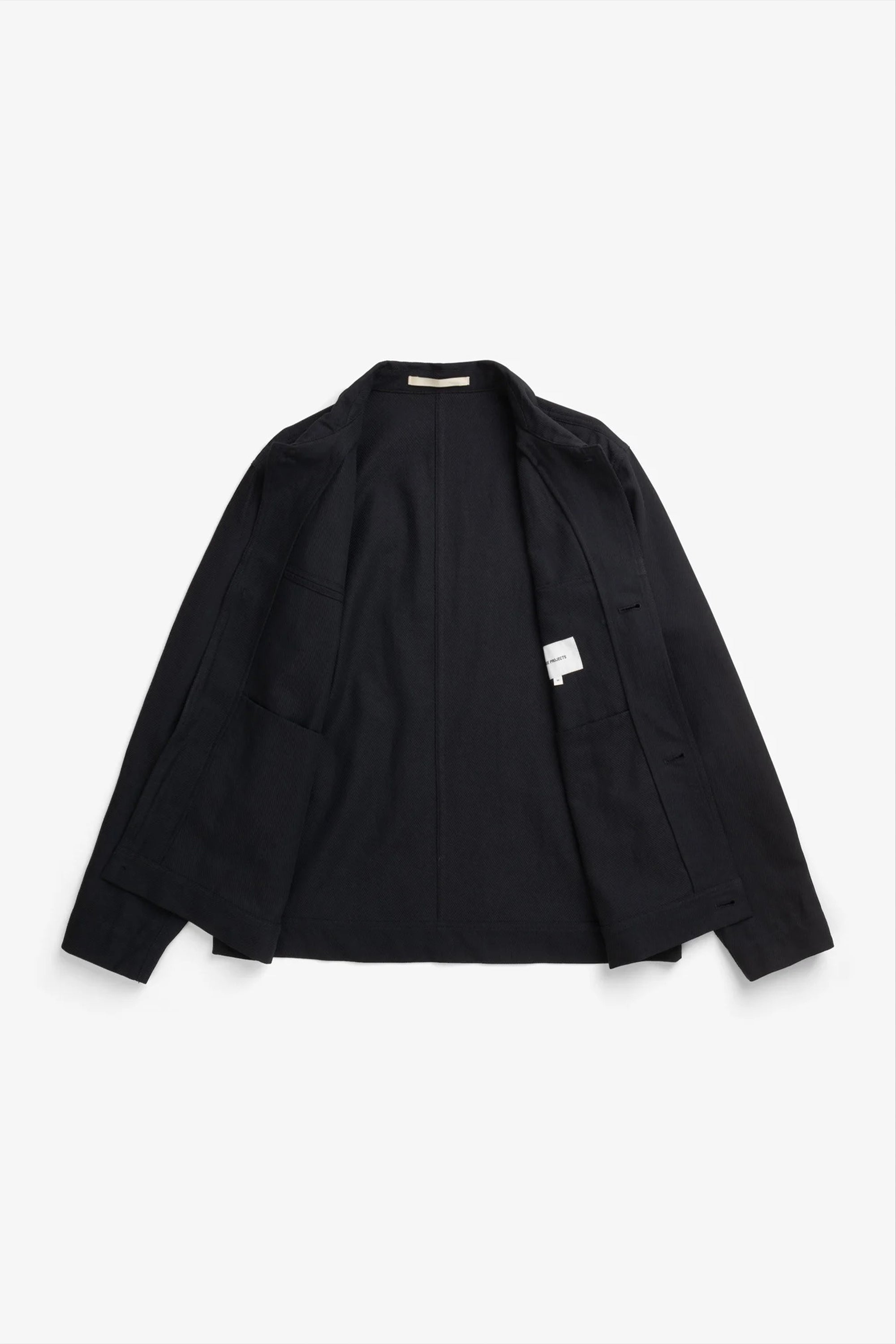 Arresskov Cotton Linen Twill Overshirt Dark Navy_8