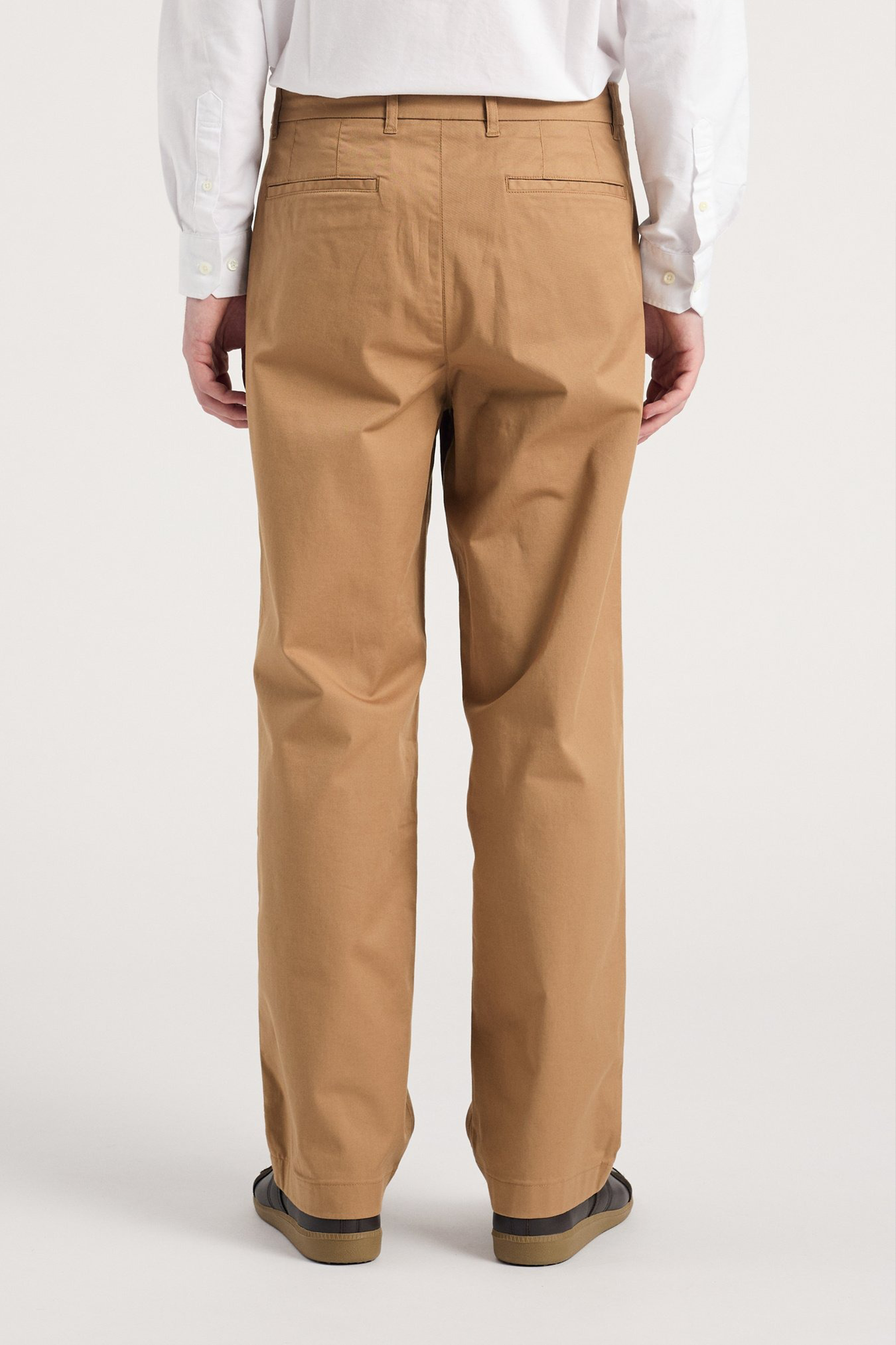 Benn Relaxed Twill Pleated Trouser Utility Khaki