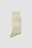 SPORTIVO STORE_Bjarki Neps Wool Rib Sock Ecru_2