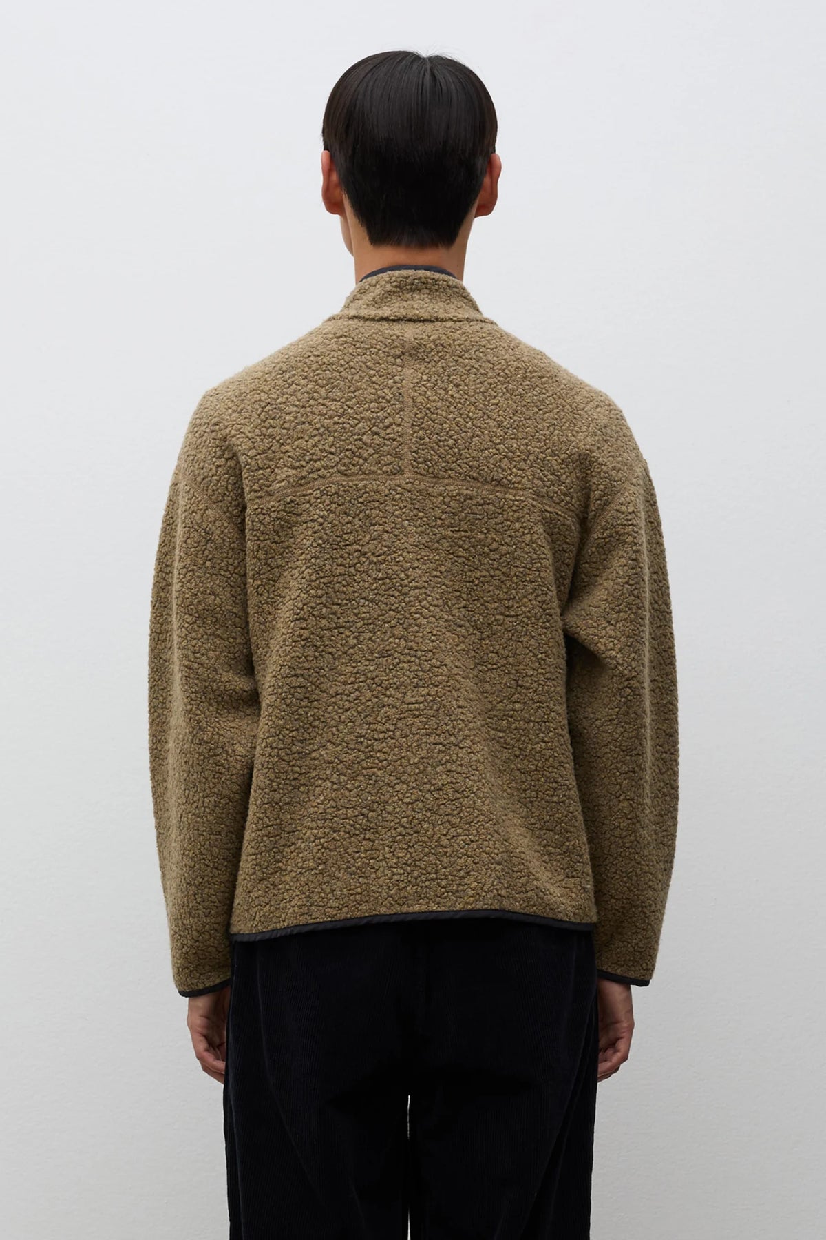 Bjerget Sherpa Wool Fleece Jacket Butternut_3