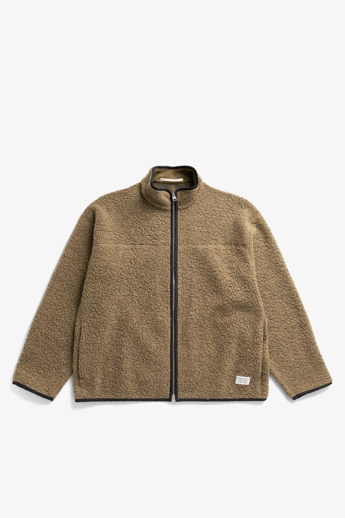 Bjerget Sherpa Wool Fleece Jacket Butternut_5