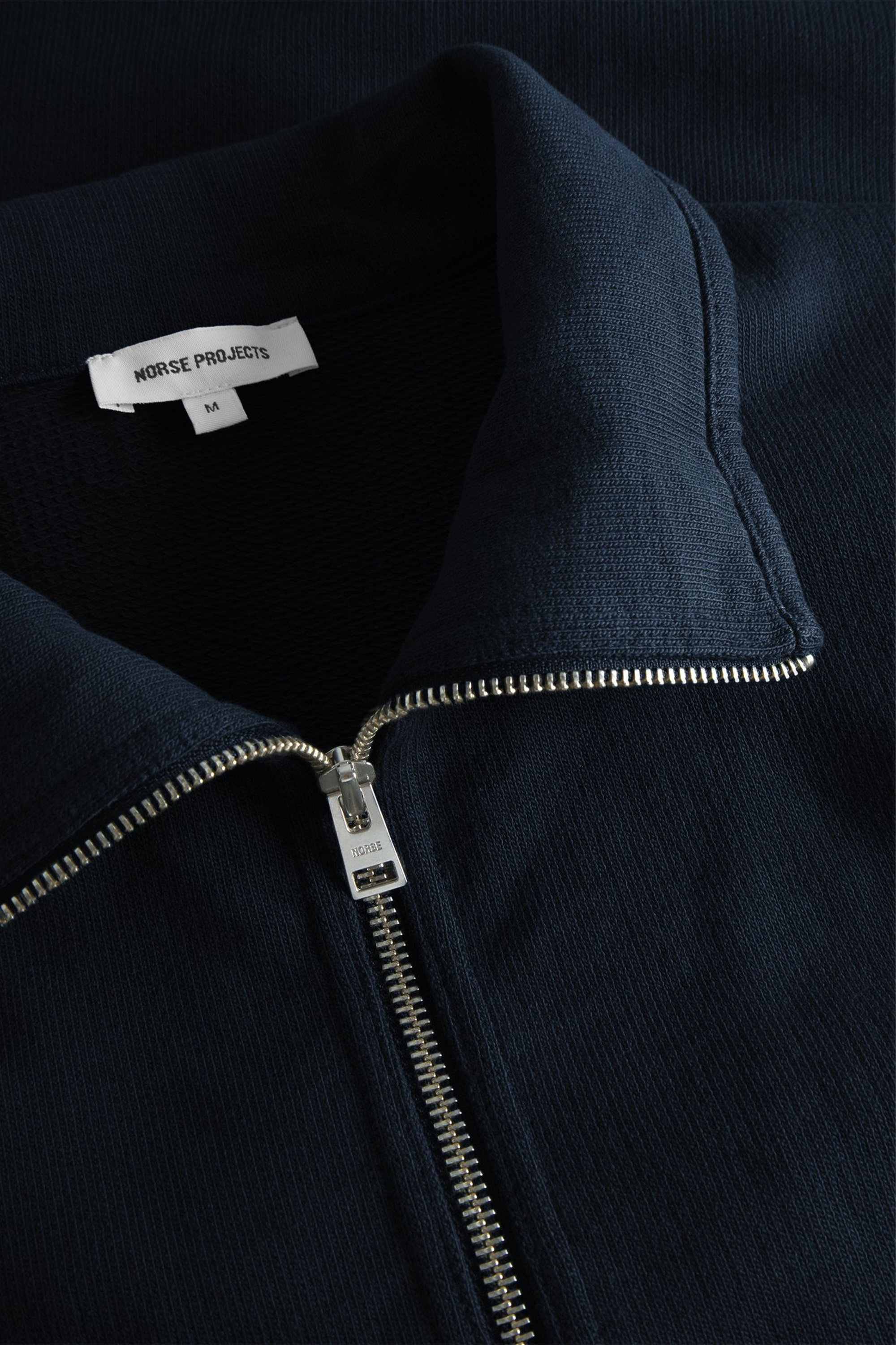 Bjorn Relaxed Organic Loopback Track Jacket Dark Navy_4
