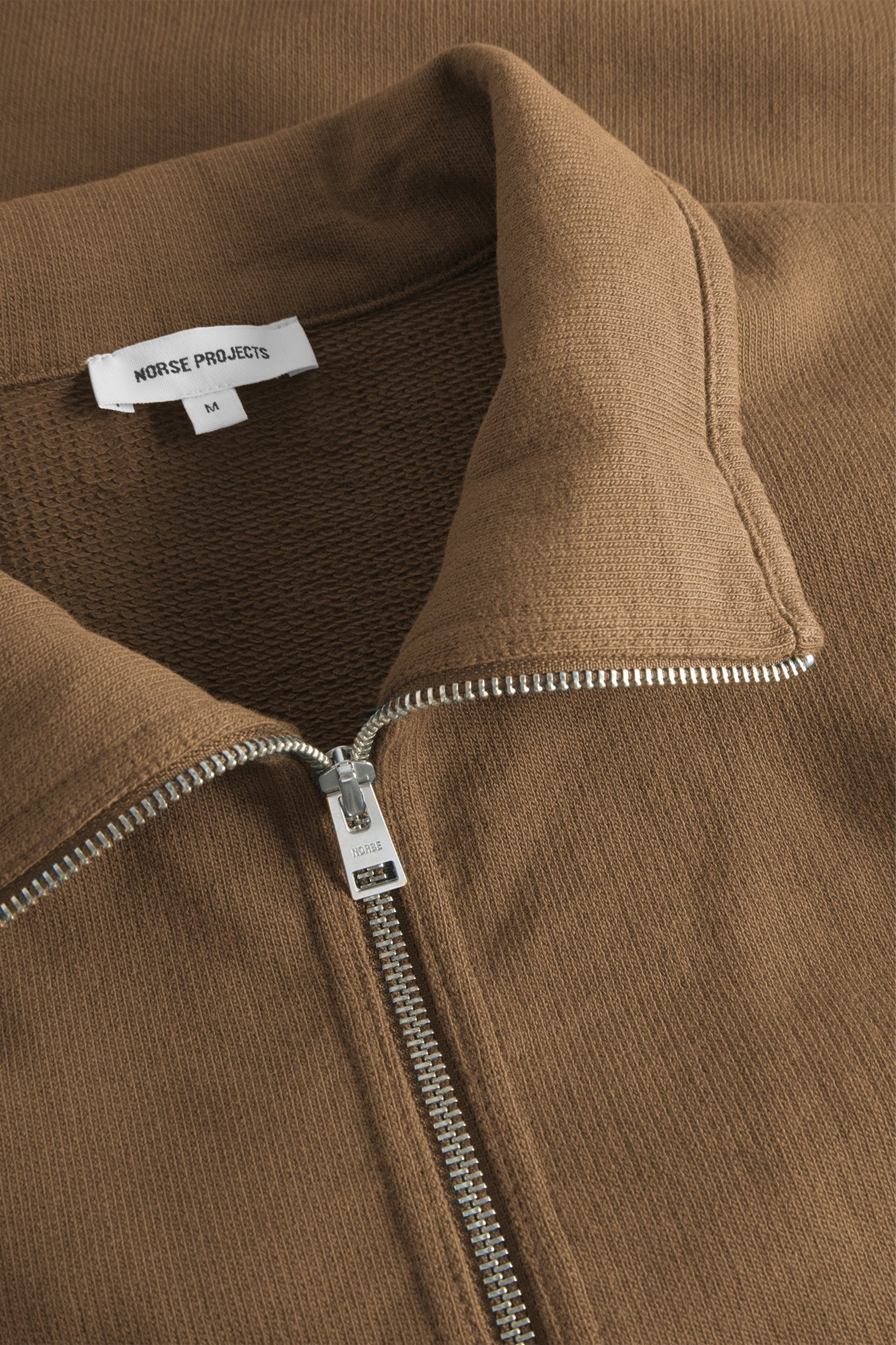 Bjorn Relaxed Organic Loopback Track Jacket Oak_5