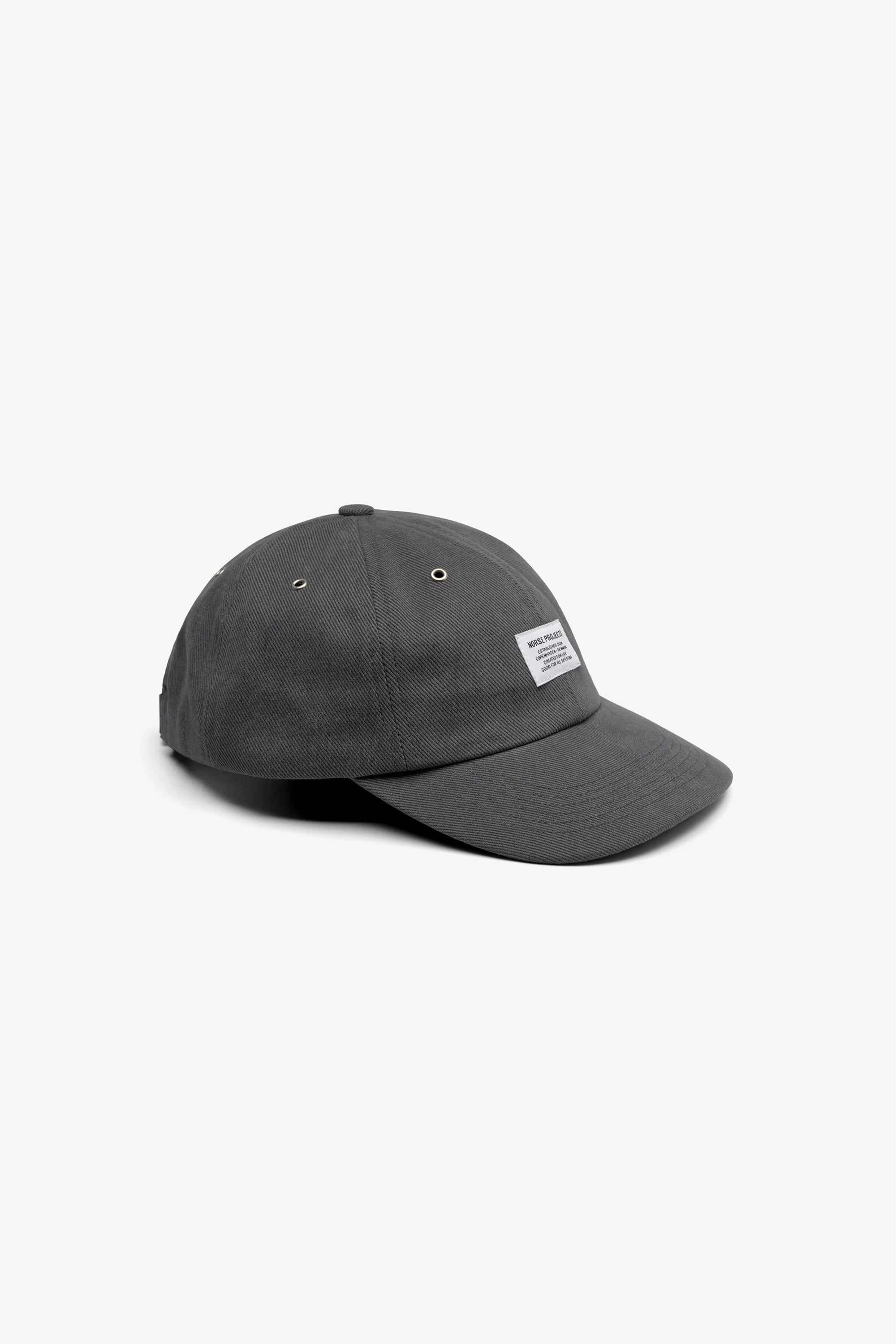 Bull Twill Denim 6-Panel Cap Graphite_1
