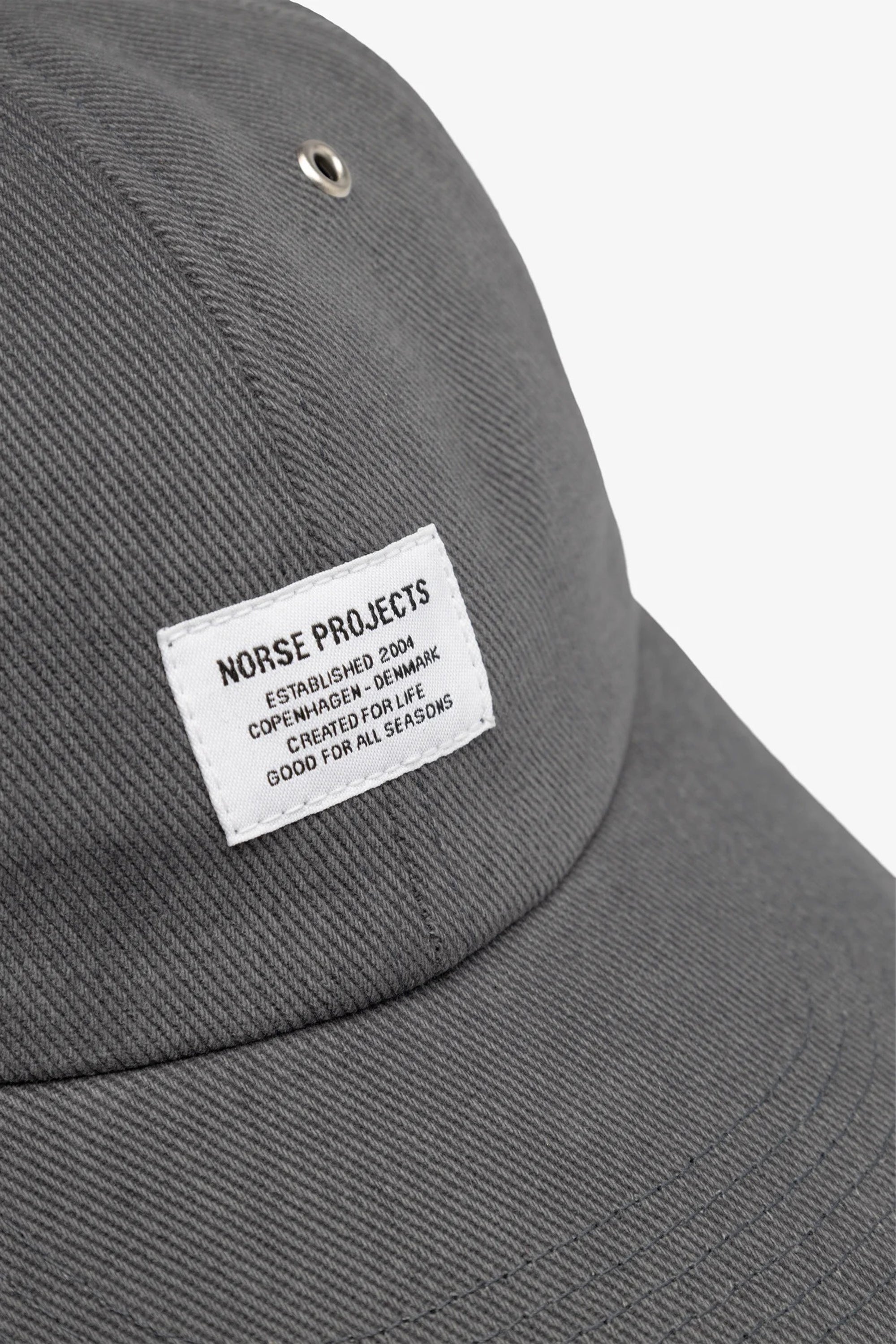 Bull Twill Denim 6-Panel Cap Graphite