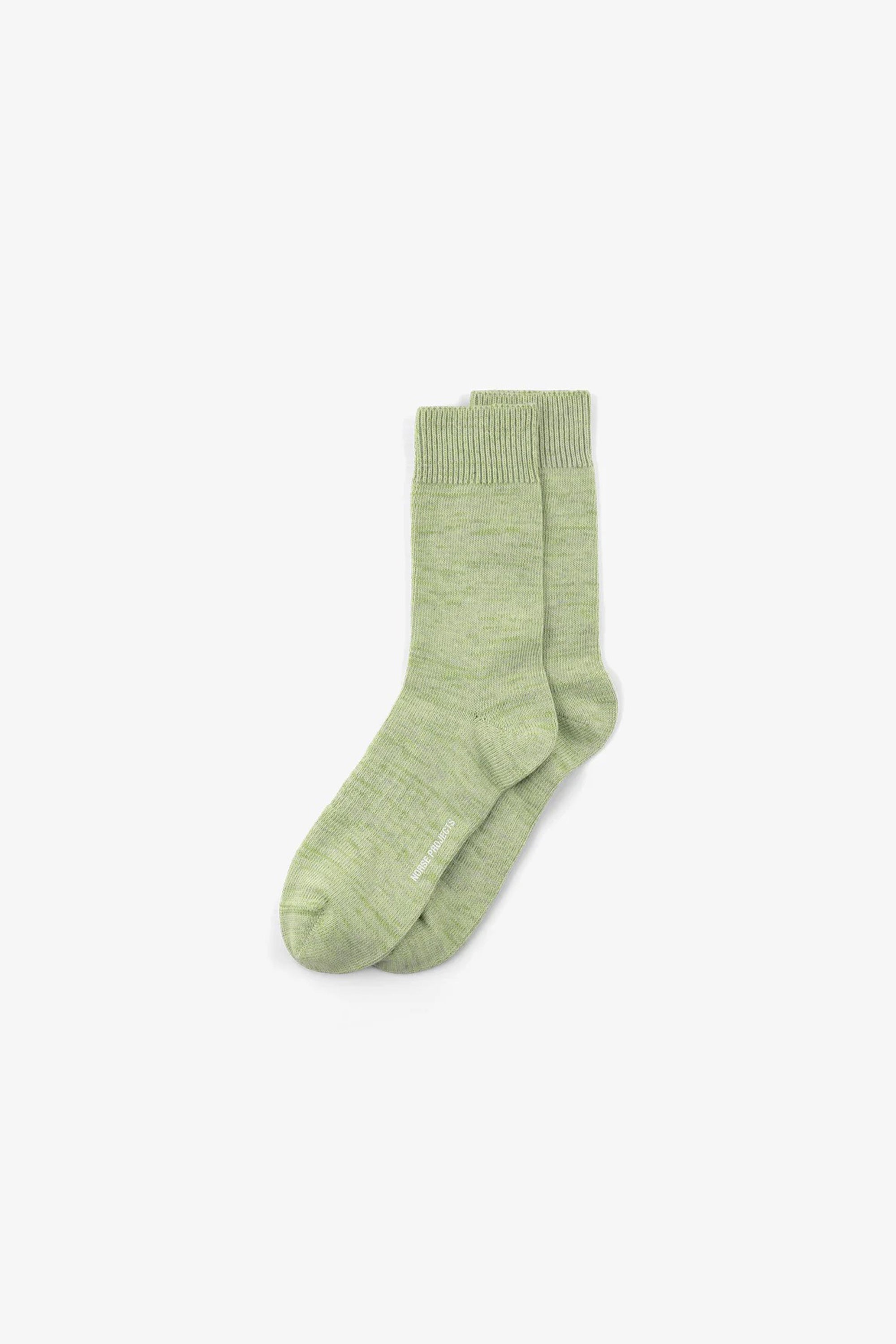 Bykle Heavy Cotton Twist Sock Basil