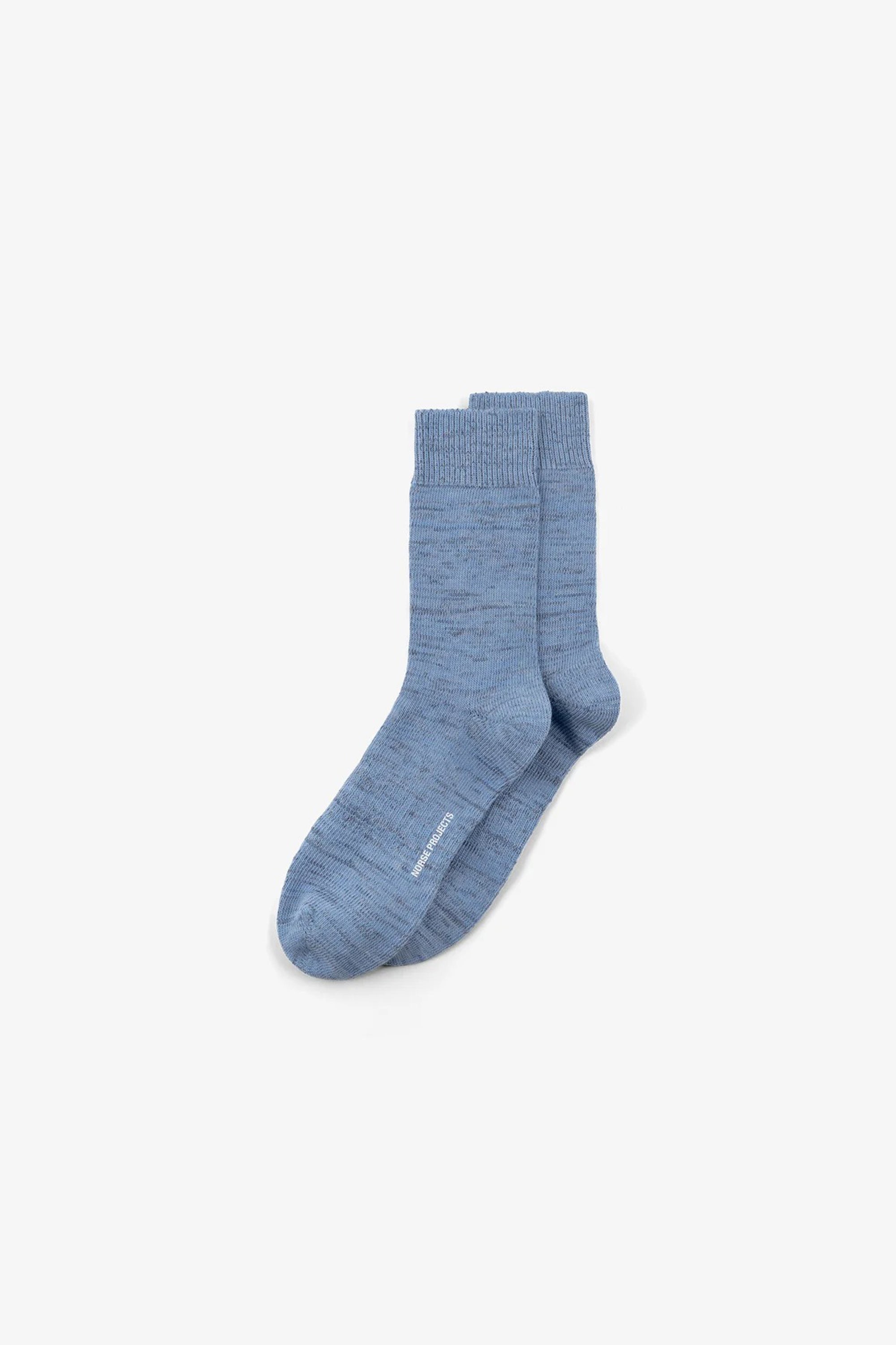 Bykle Heavy Cotton Twist Sock Bel Air Blue