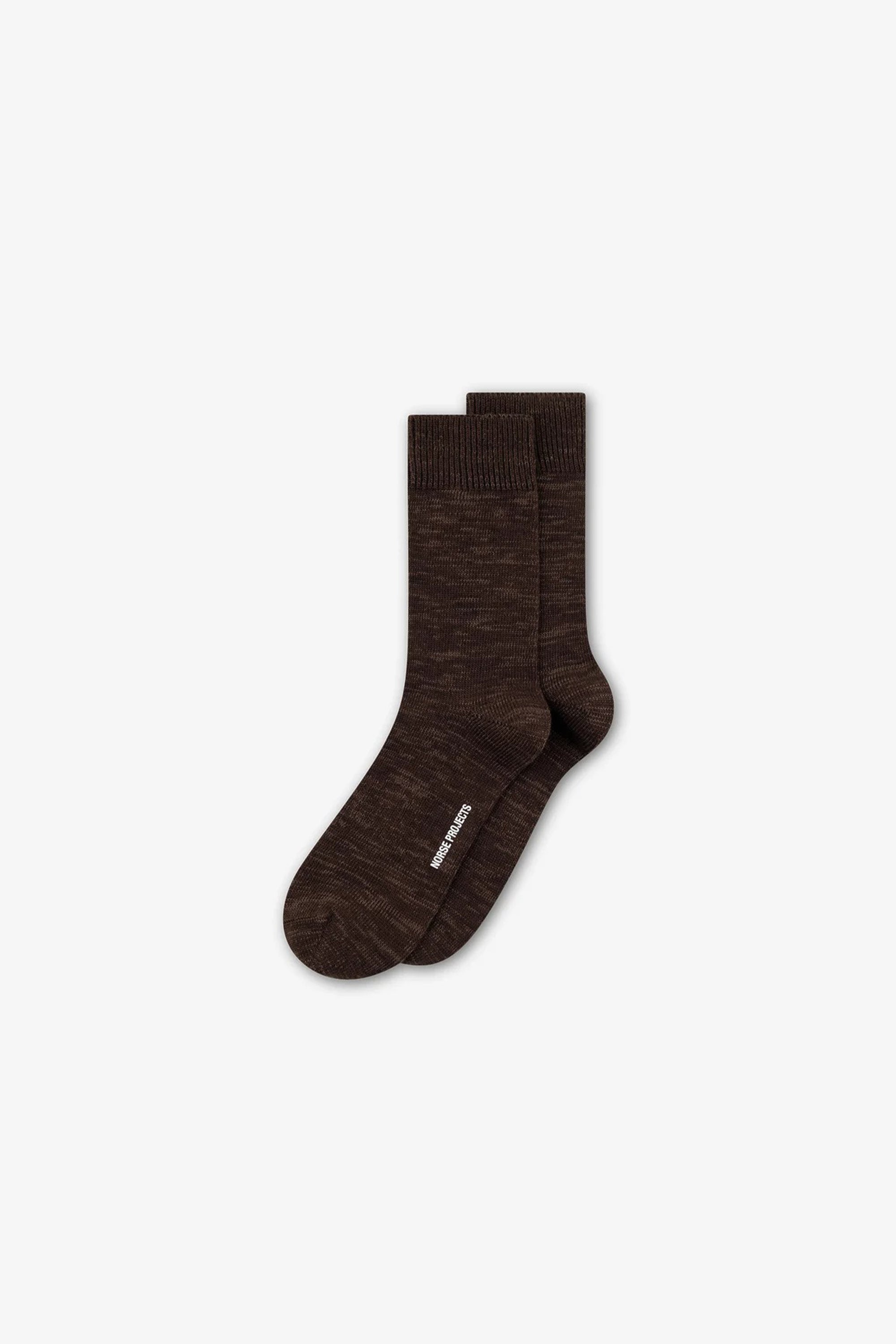 Bykle Heavy Cotton Twist Sock Delicioso Brown