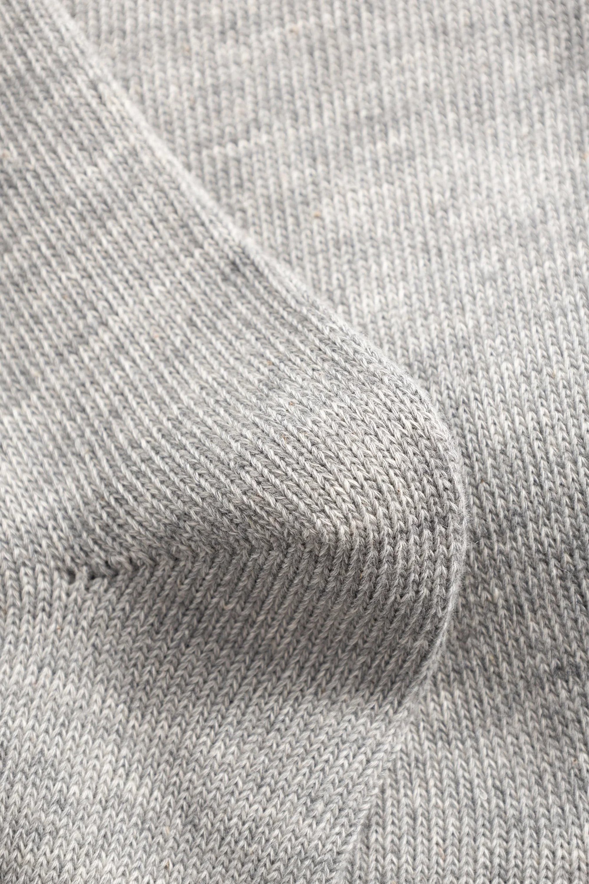 Bykle Heavy Cotton Twist Sock Light Grey Melange