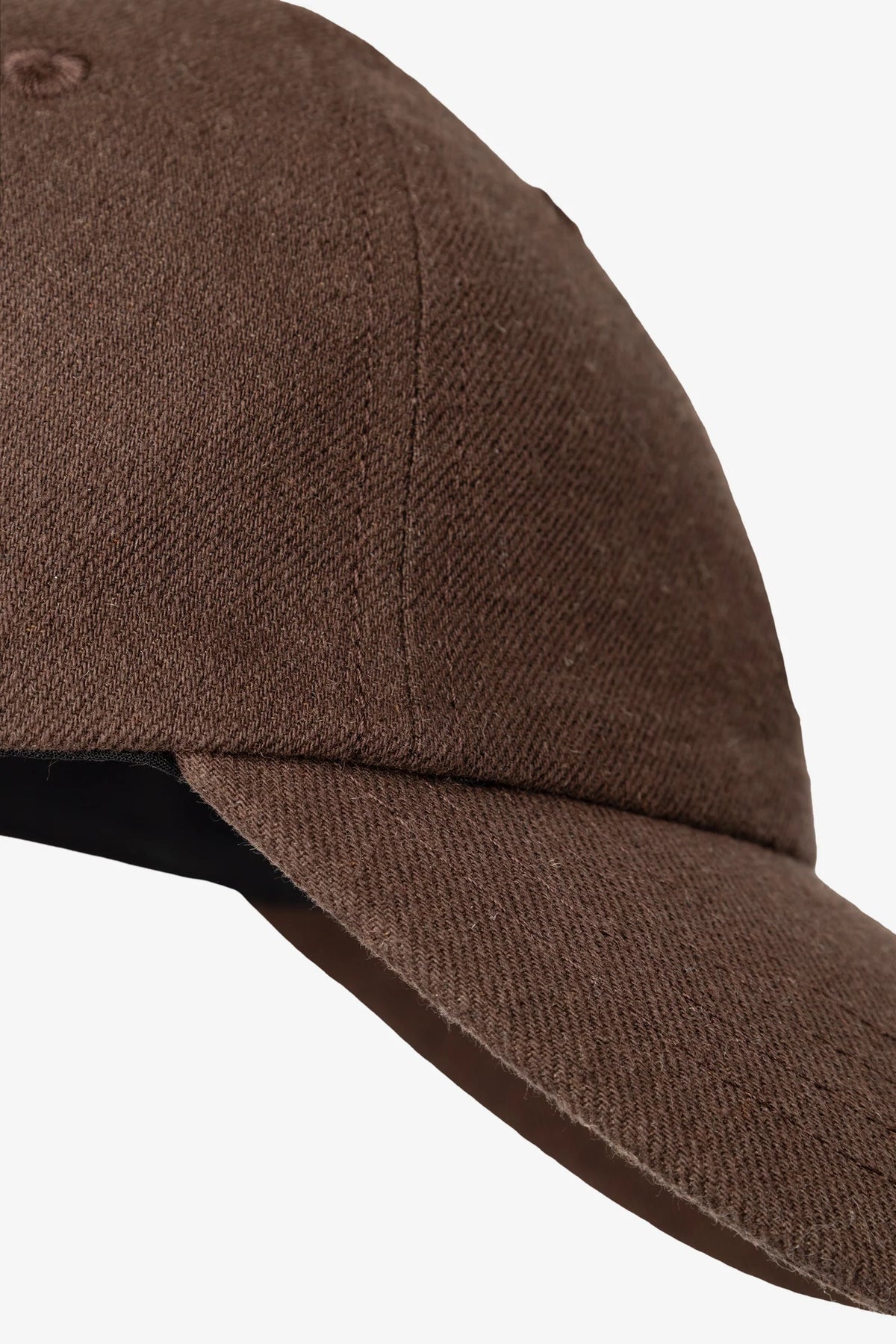 Cotton Wool Twill 6-Panel Cap Delicioso Brown_4
