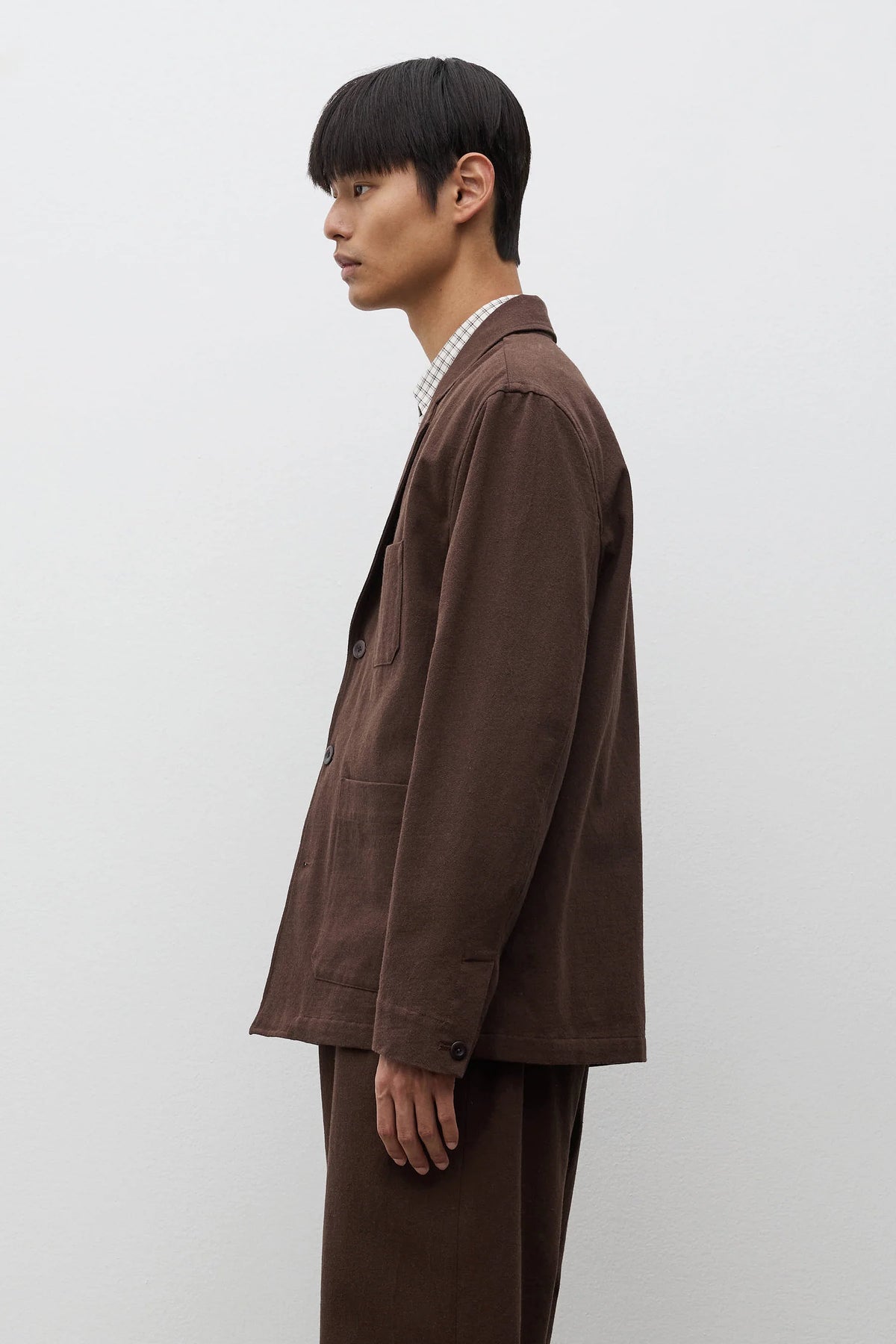 Dyvig Cotton Wool Twill Sports Blazer Delicioso Brown_2