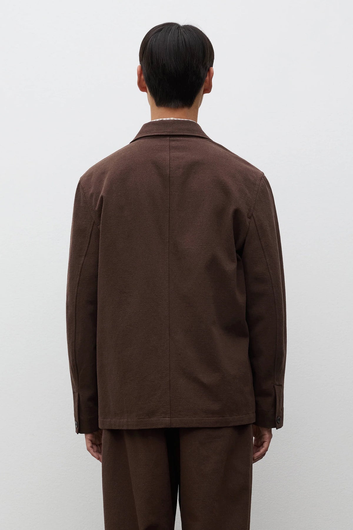 Dyvig Cotton Wool Twill Sports Blazer Delicioso Brown_3