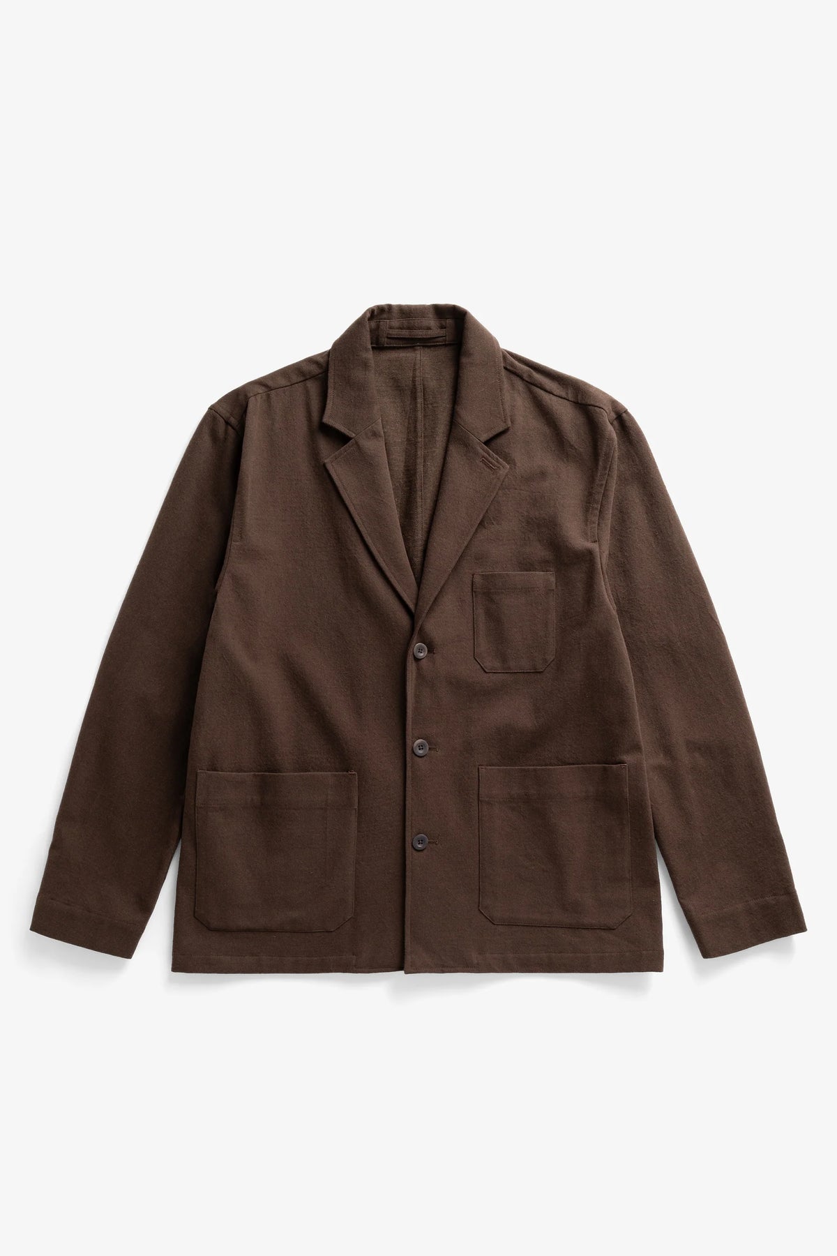Dyvig Cotton Wool Twill Sports Blazer Delicioso Brown_5