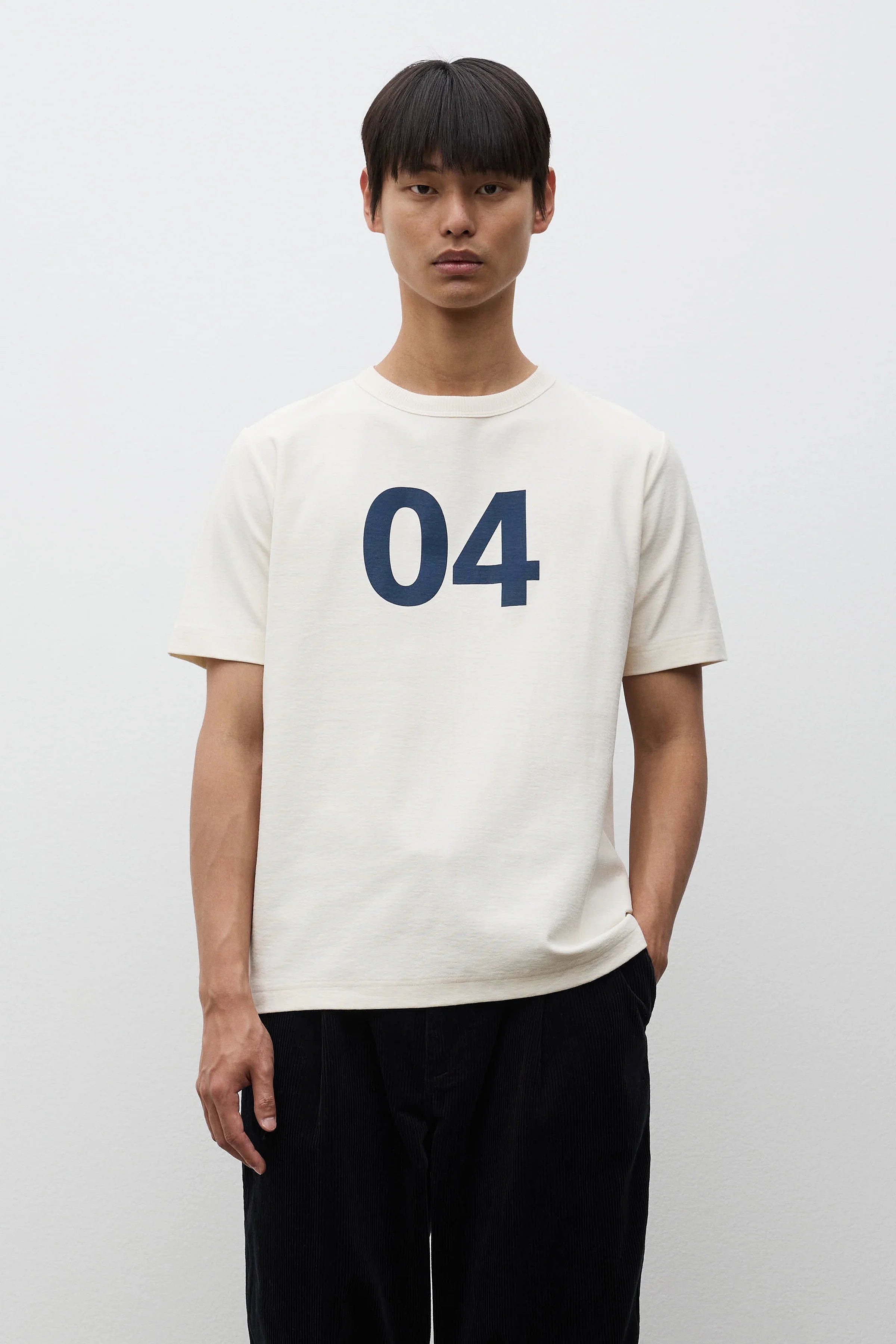 Elmelunde Organic Dry Cotton 04 Print T-Shirt Ecru