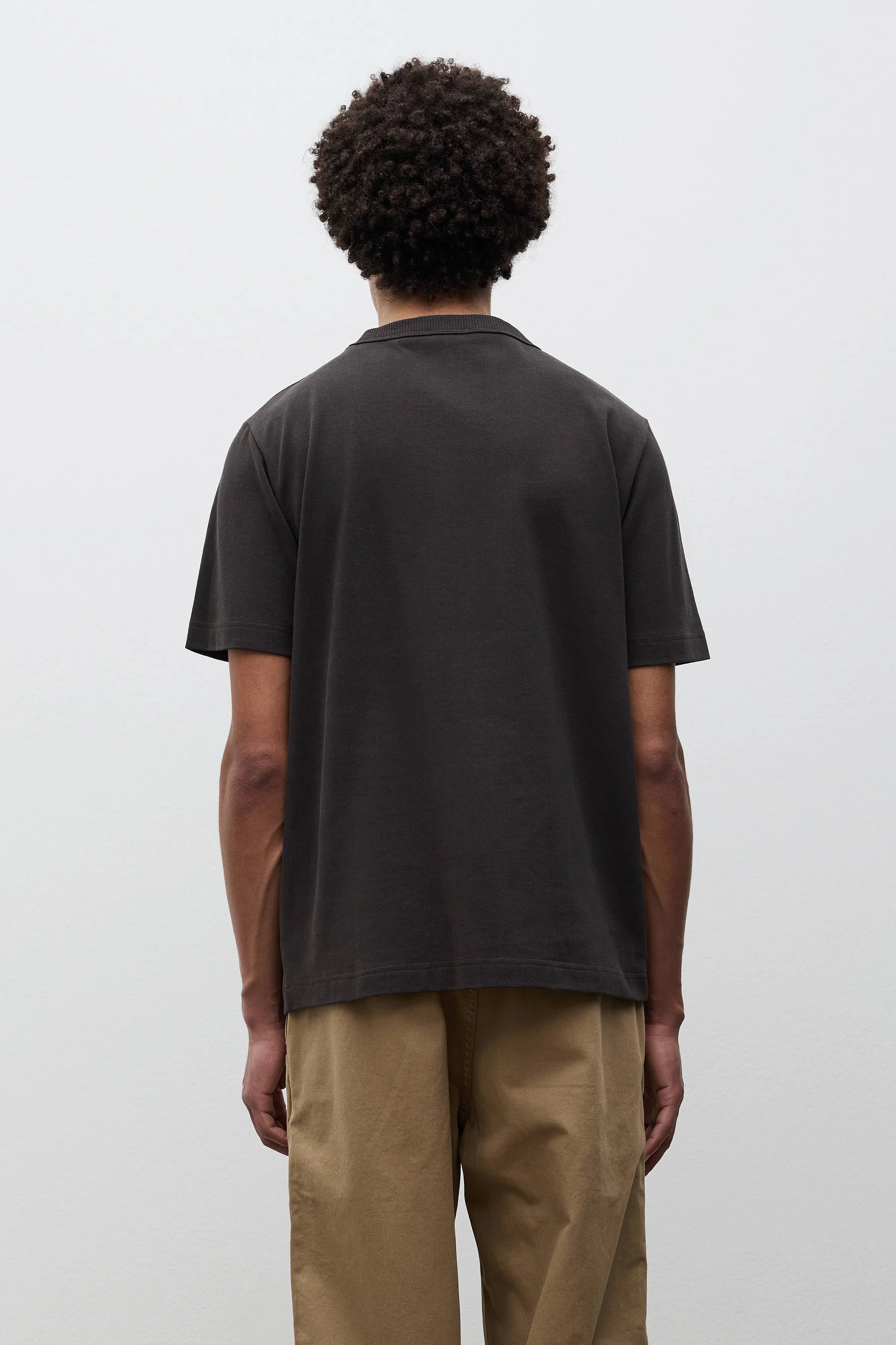 Elmelunde Organic Dry Cotton Crossword T-Shirt Black_3