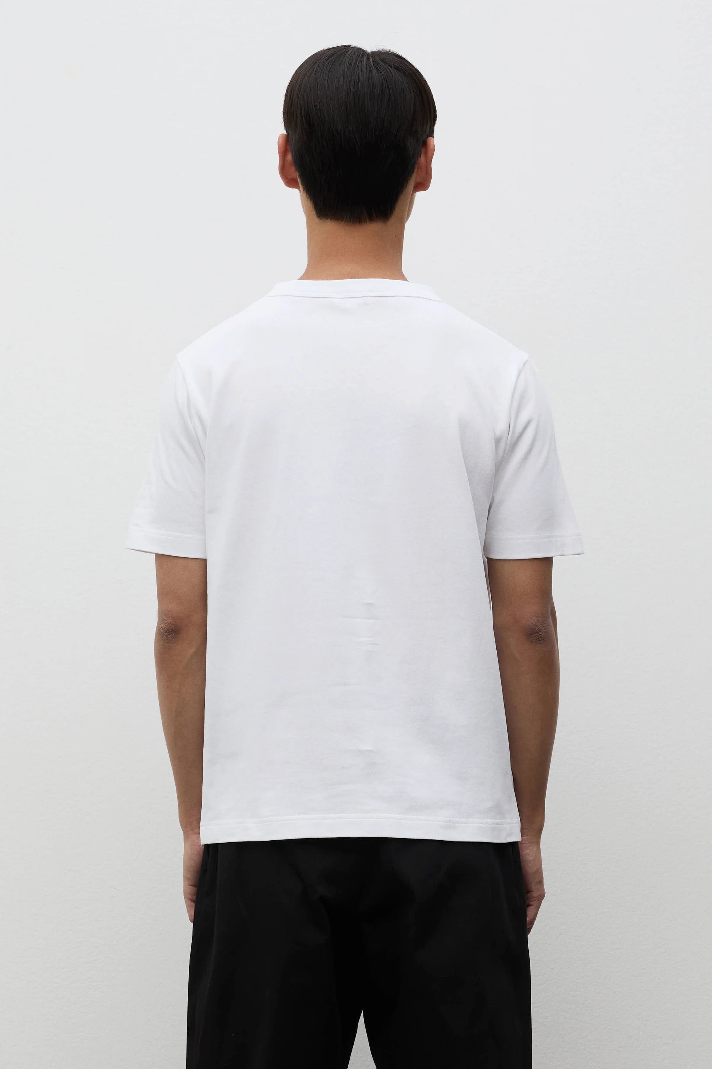 Elmelunde Organic Dry Cotton Crossword T-Shirt White_3