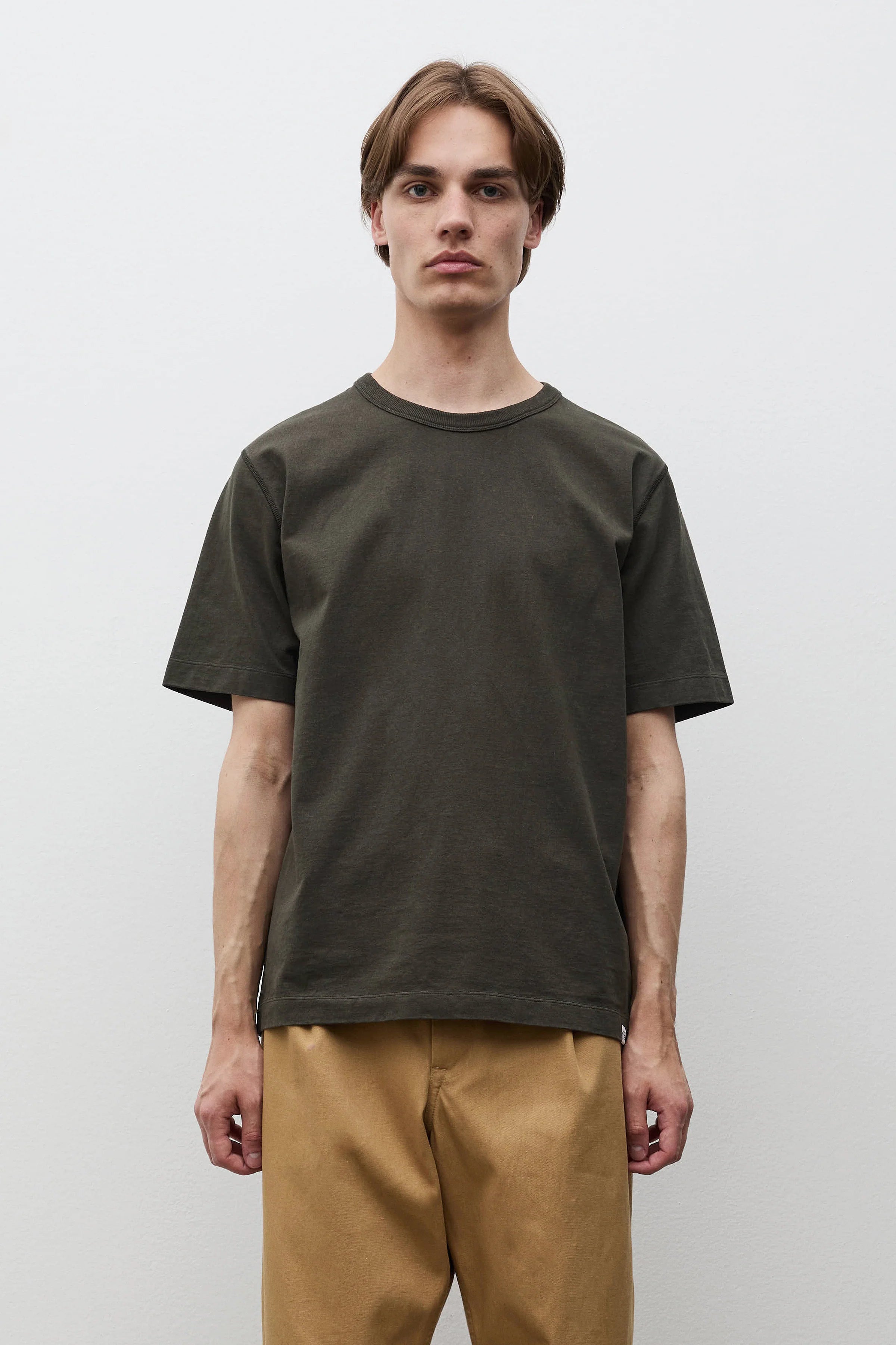 Elmelunde Soft Compact Cotton T-Shirt Beech Green_1