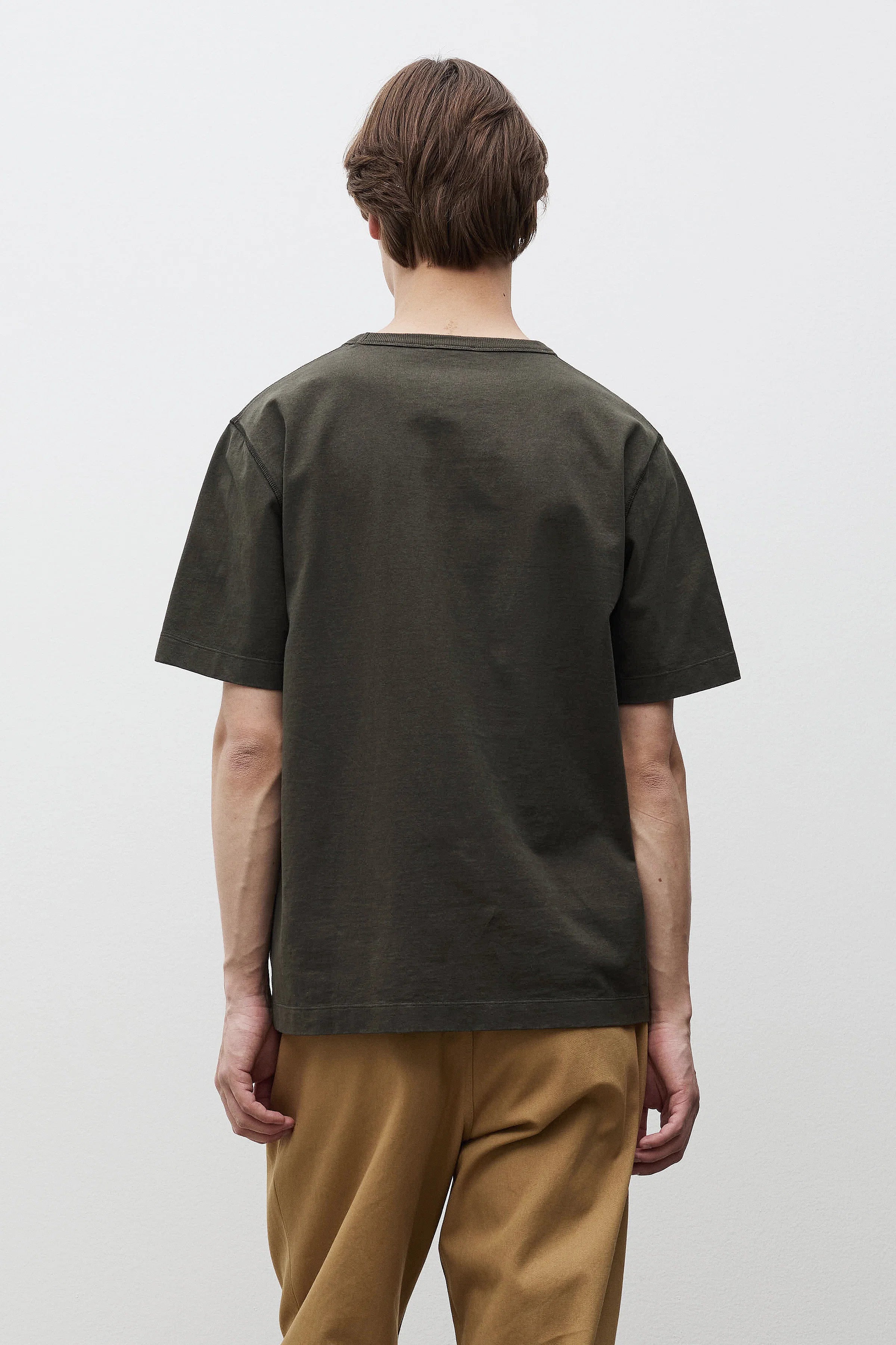 Elmelunde Soft Compact Cotton T-Shirt Beech Green_4