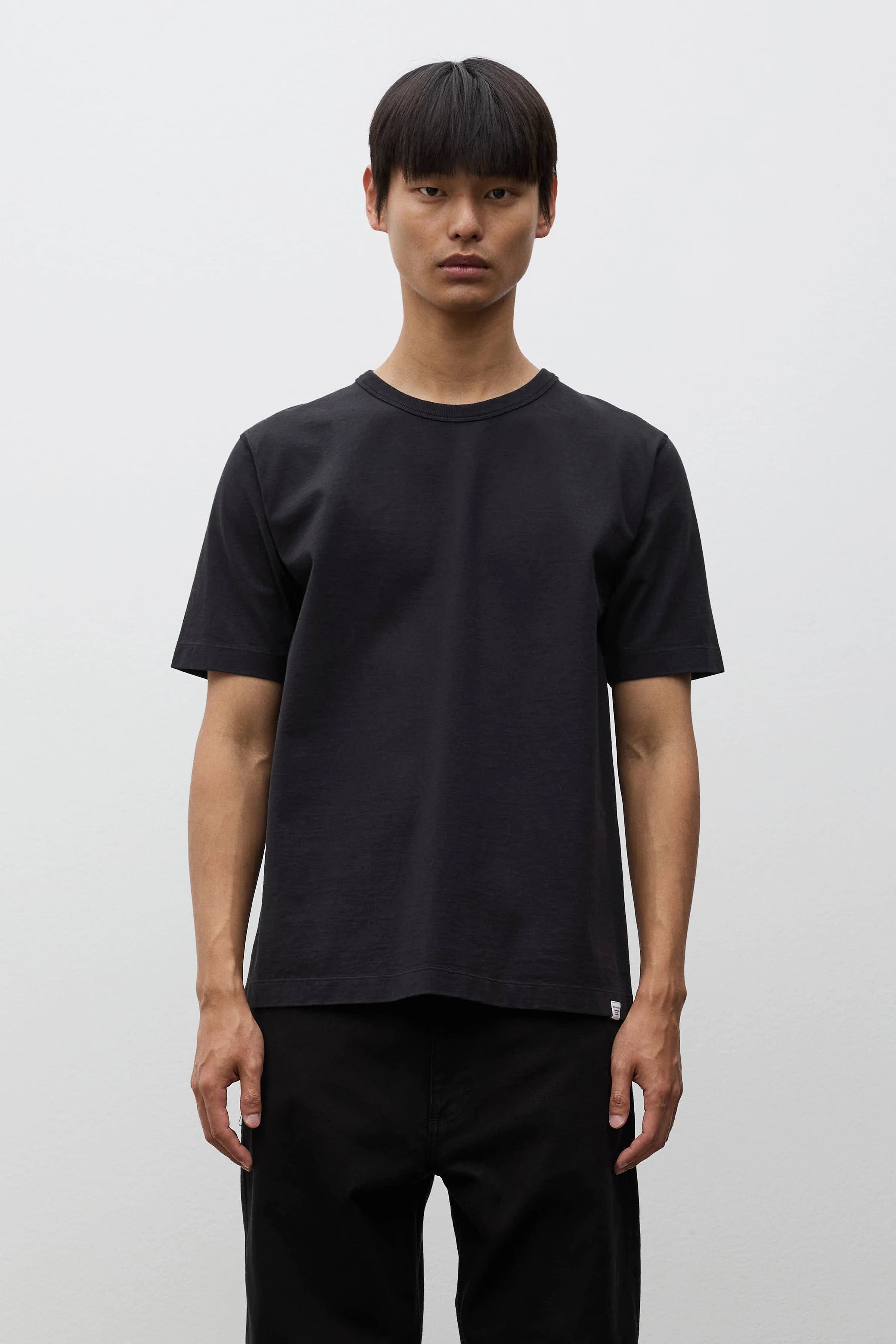 Elmelunde Soft Compact Cotton T-Shirt Black_1
