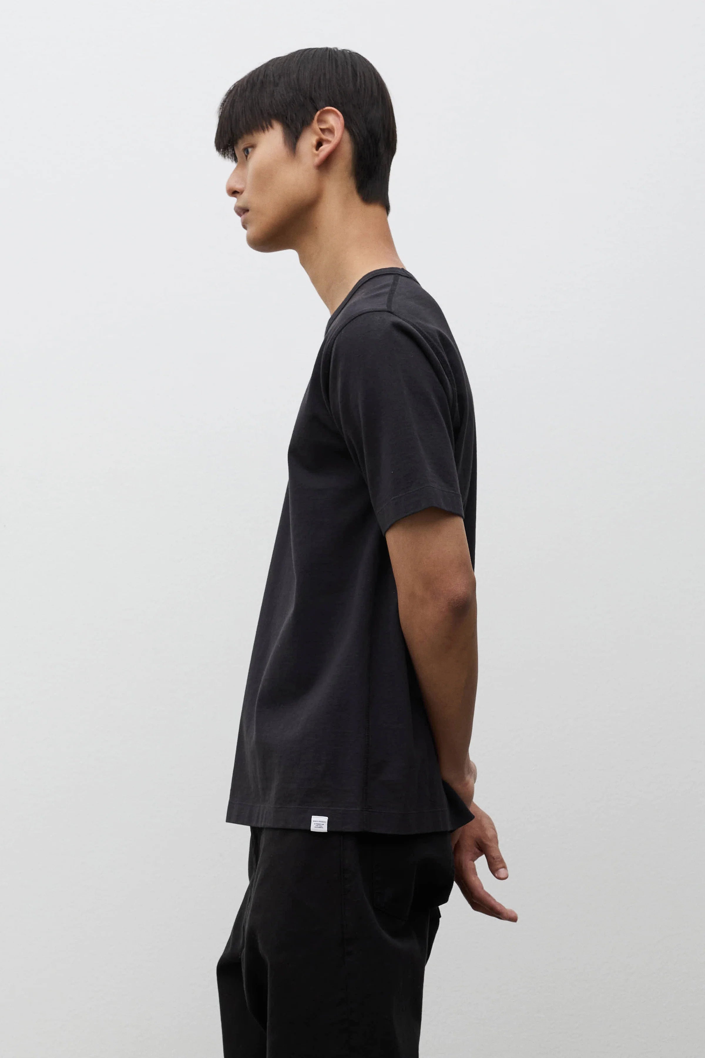 Elmelunde Soft Compact Cotton T-Shirt Black_2