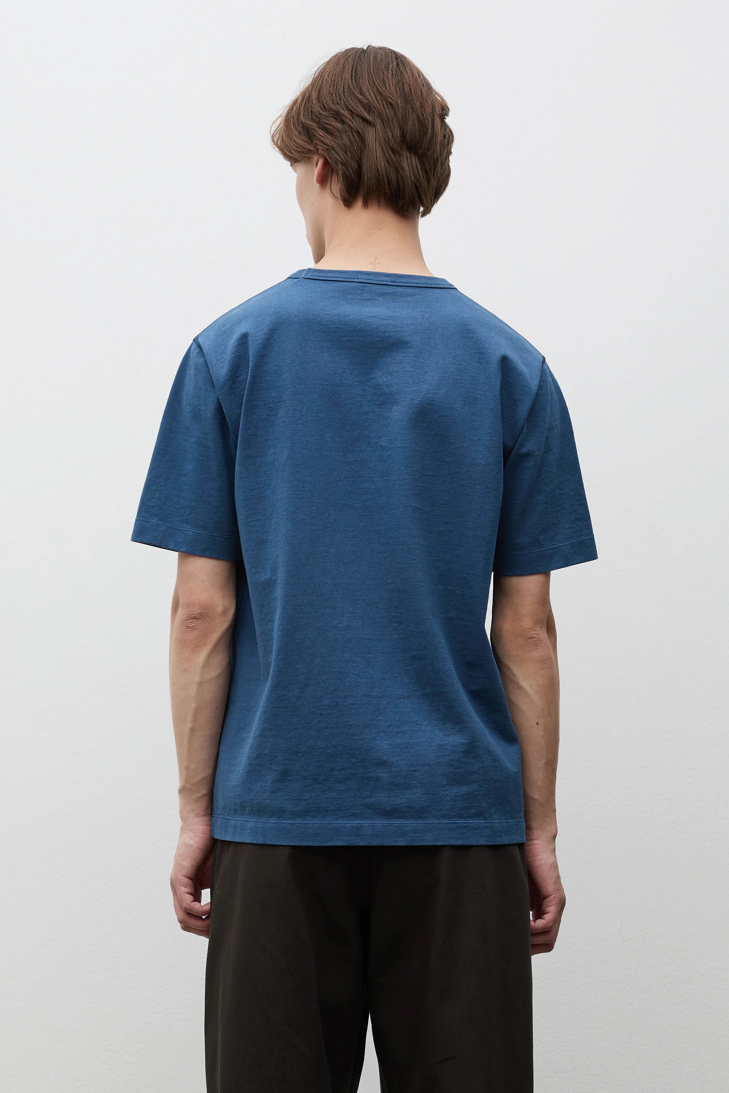 Elmelunde Soft Compact Cotton T-Shirt Dark Blue_3