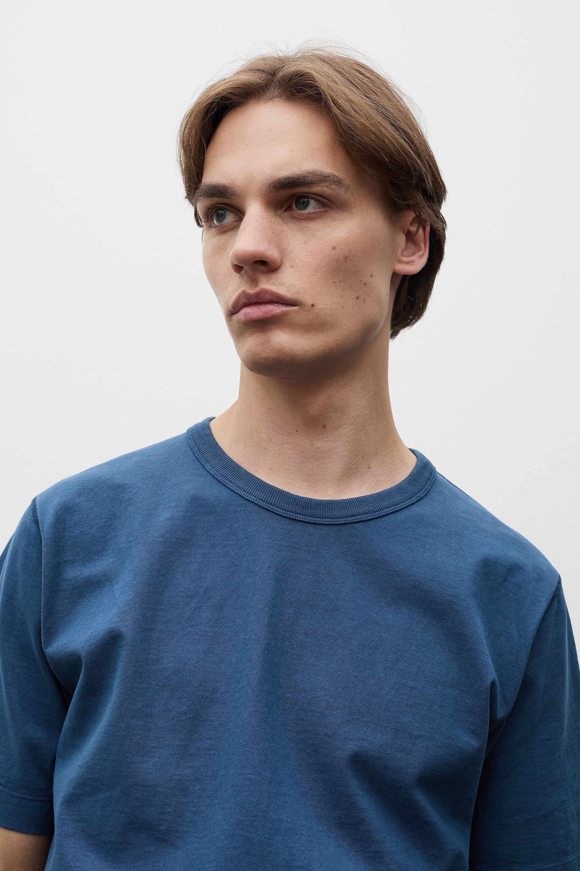 Elmelunde Soft Compact Cotton T-Shirt Dark Blue_4
