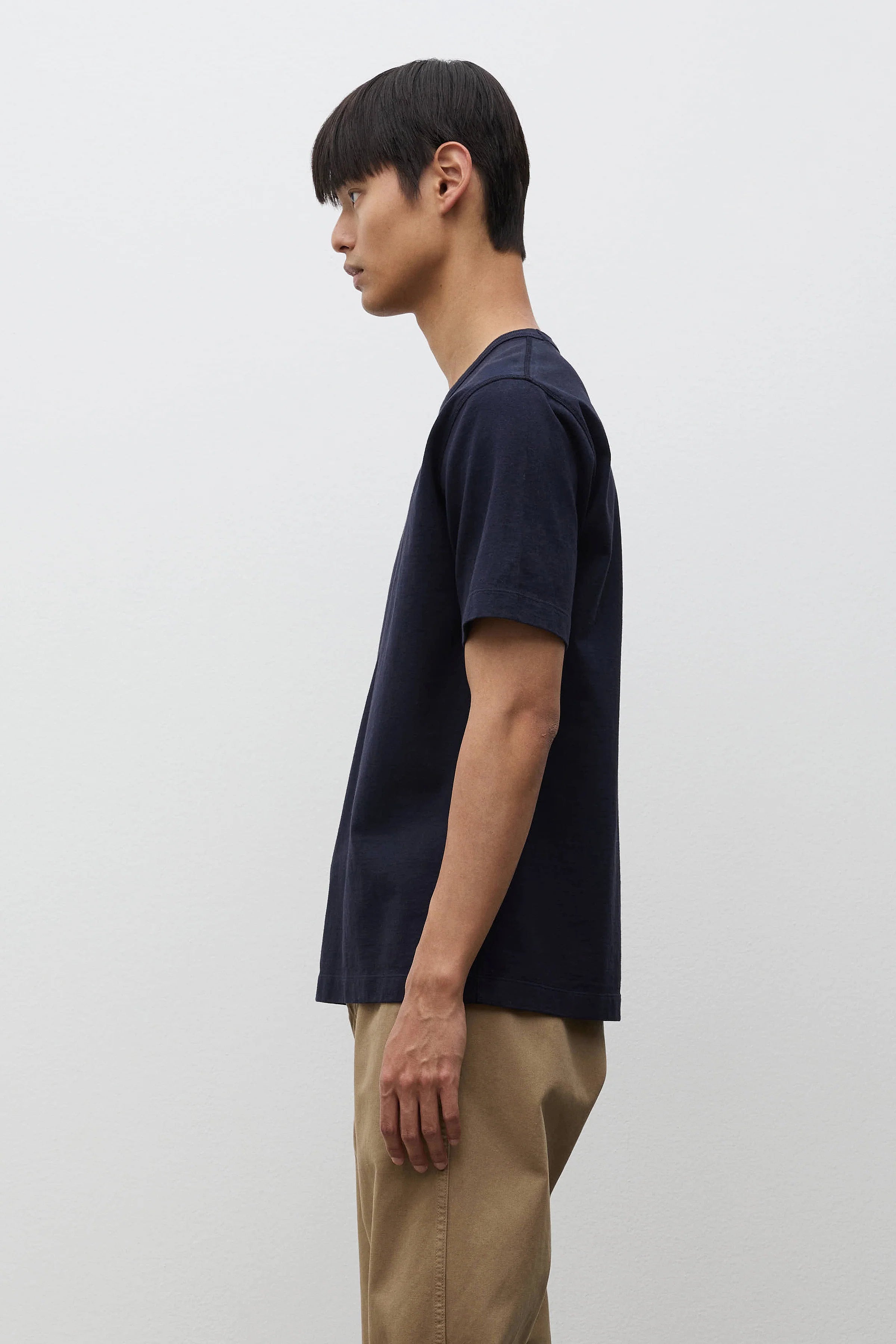 Elmelunde Soft Compact Cotton T-Shirt Dark Navy_2