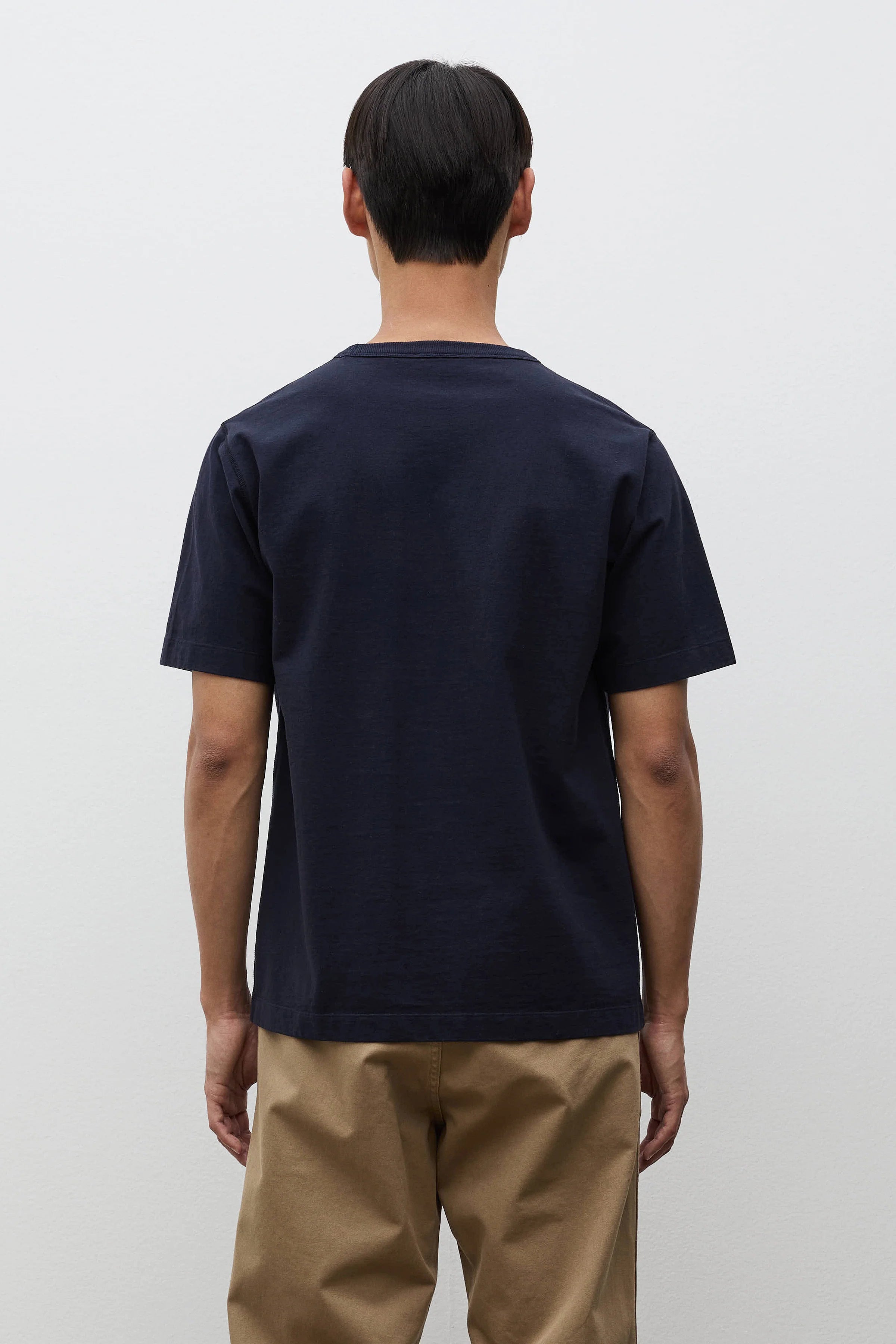 Elmelunde Soft Compact Cotton T-Shirt Dark Navy_3