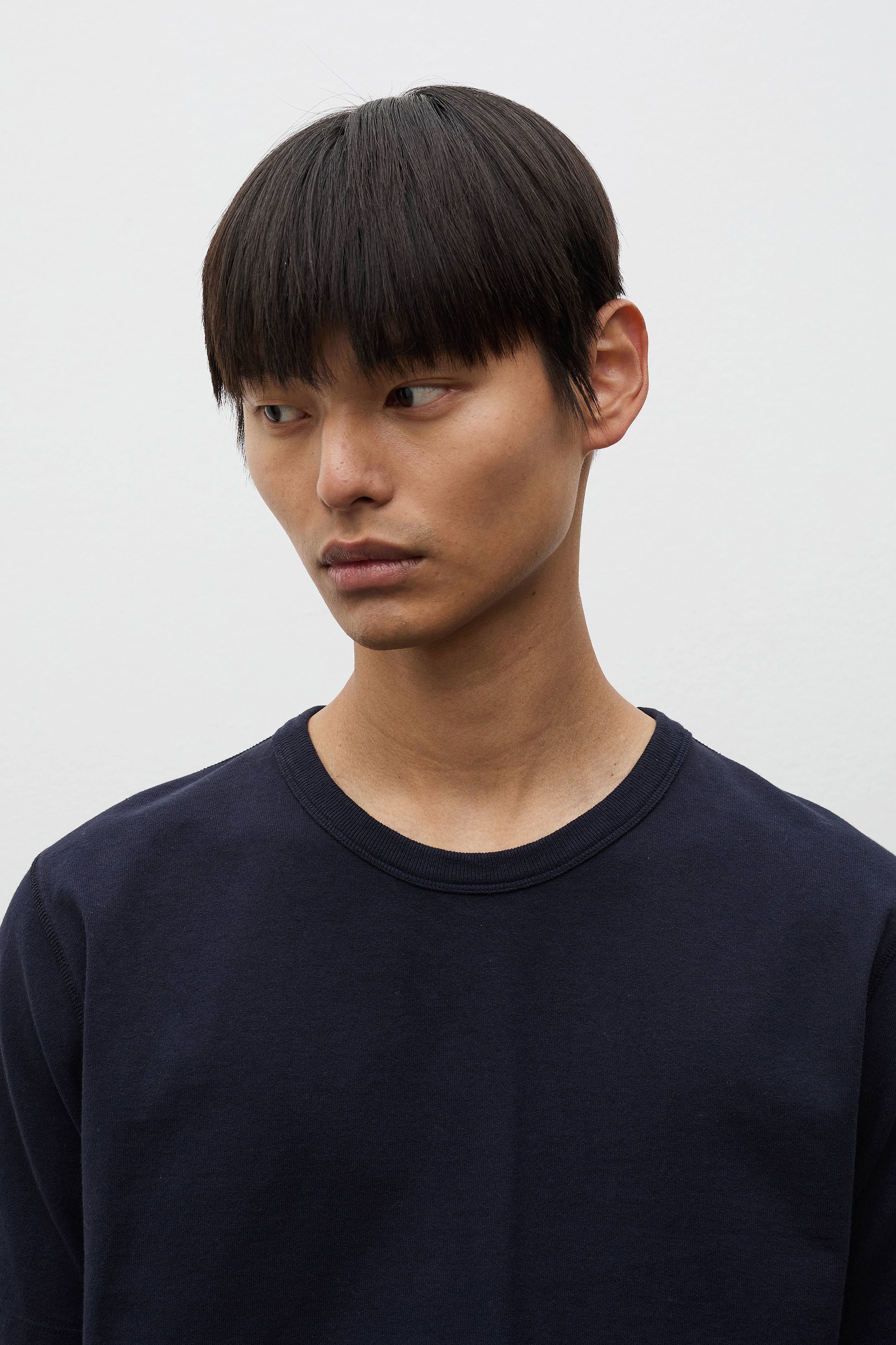 Elmelunde Soft Compact Cotton T-Shirt Dark Navy_4