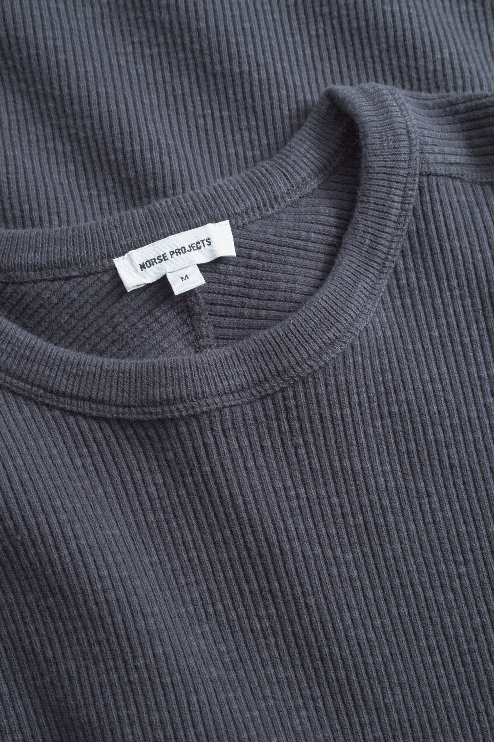 Eske Military Rib LS T-Shirt Graphite_3