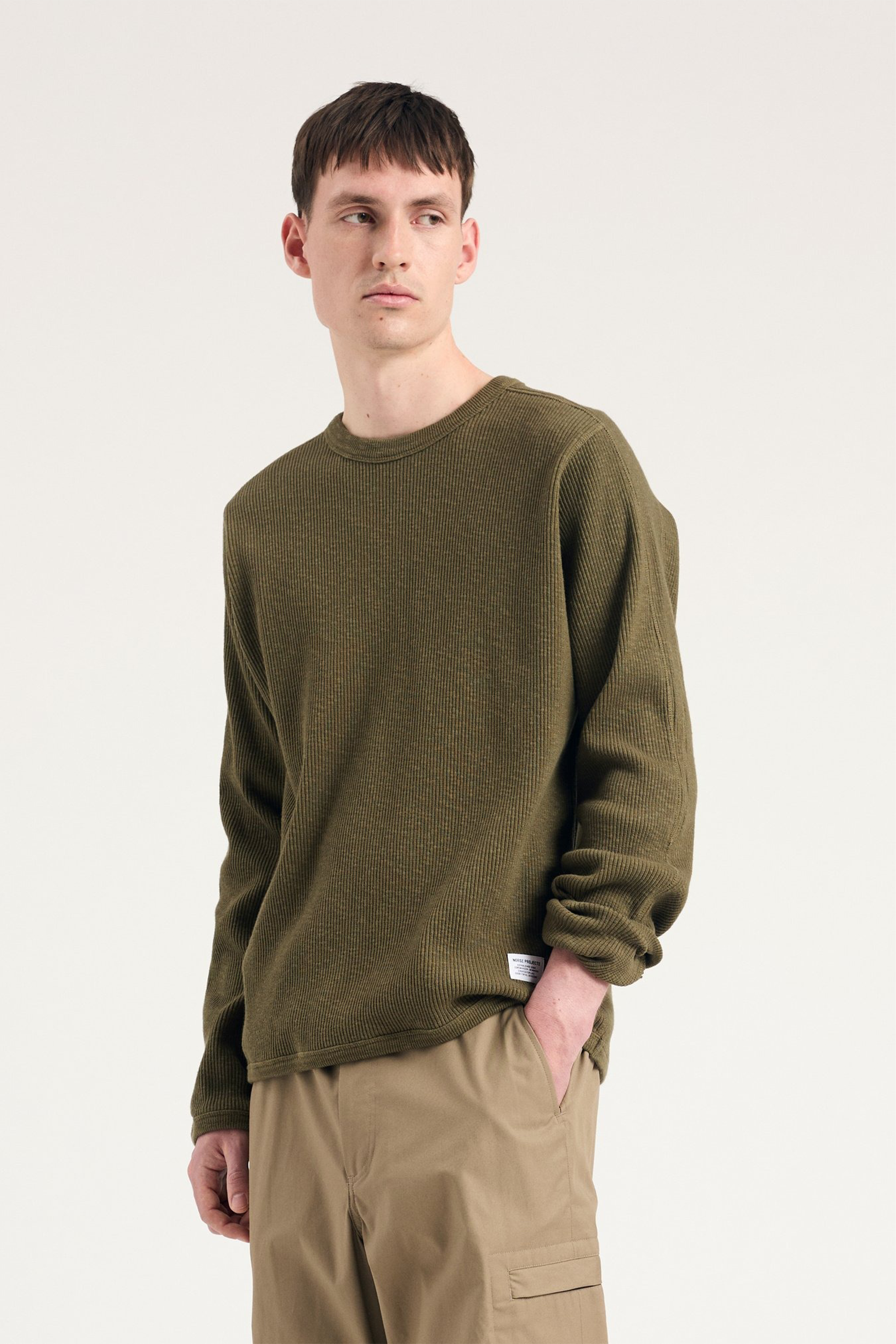 Eske Military Rib LS T-Shirt Olive Night