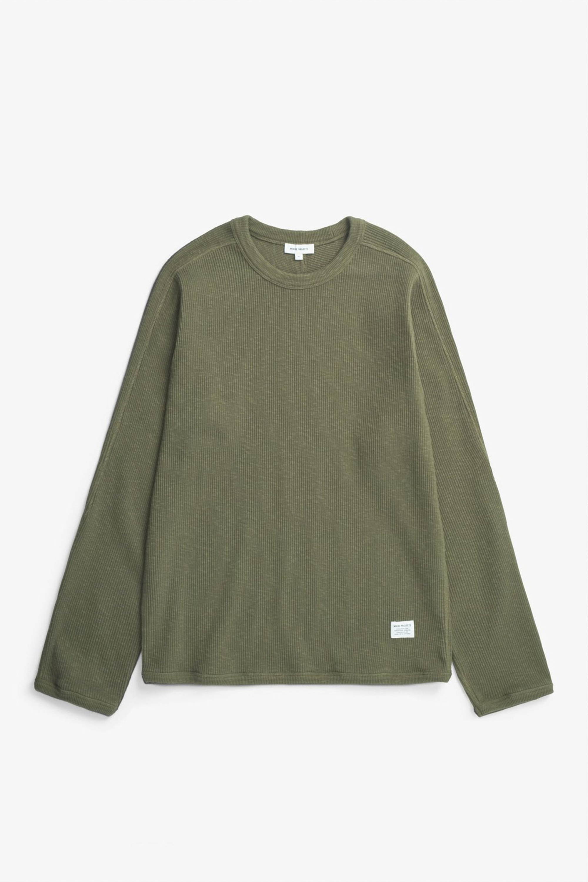 Eske Military Rib LS T-Shirt Olive Night_4