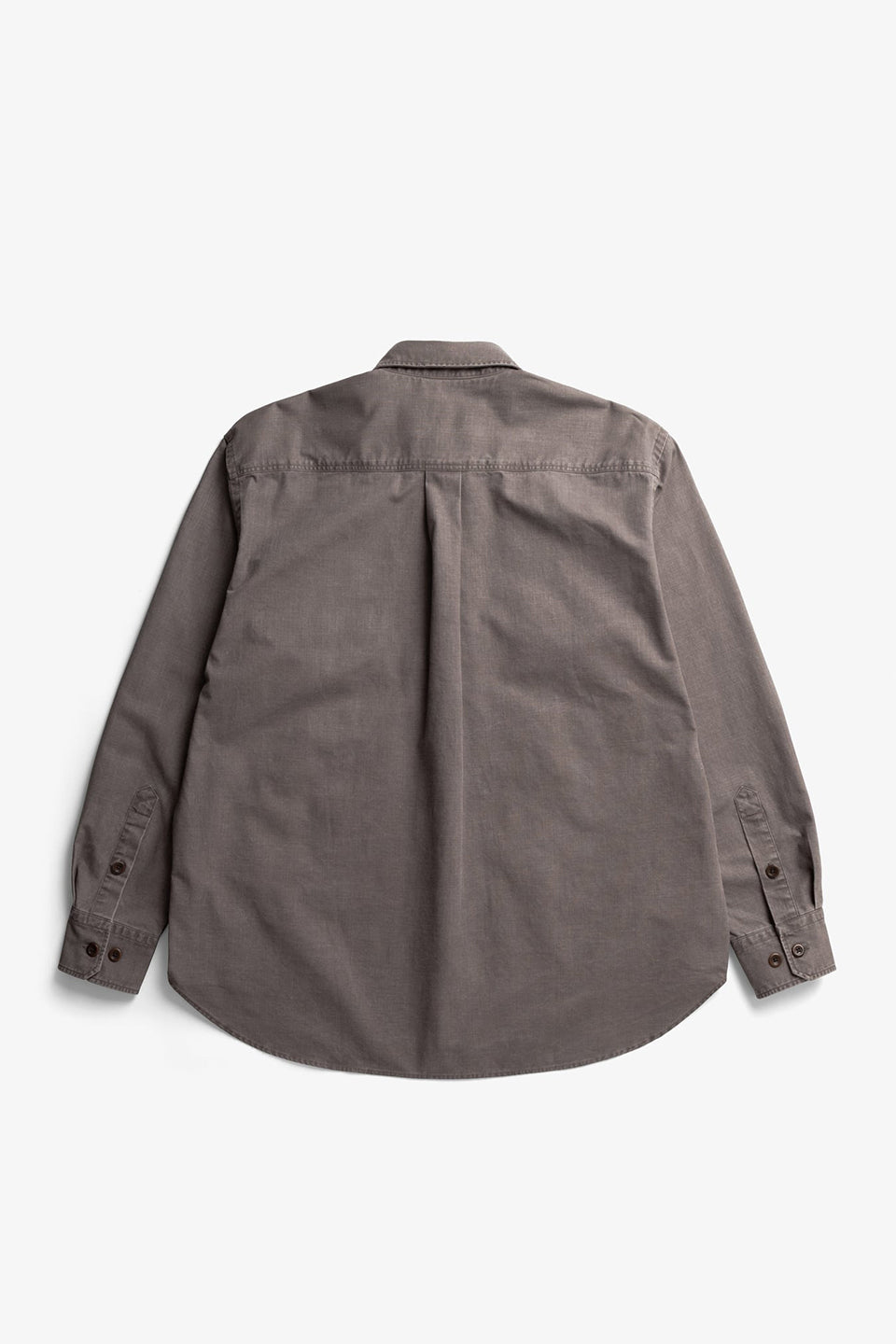 Espevik Faded Pigment Dyed Oversize Utility Shirt Shale_2