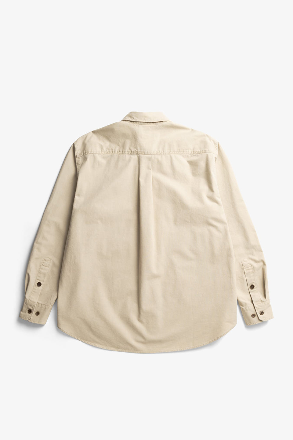 Espevik Faded Pigment Dyed Oversize Utility Shirt Tan_2