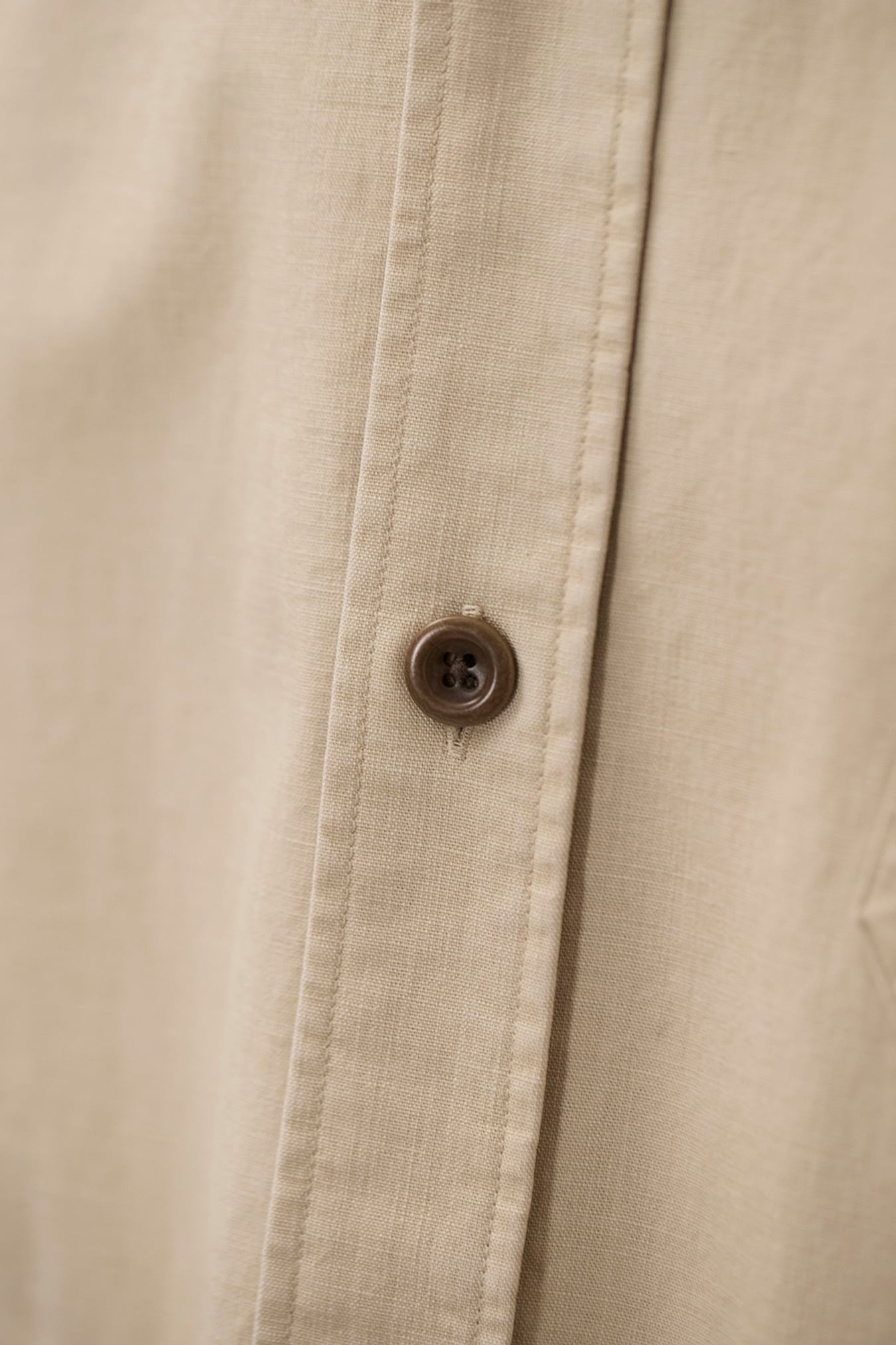 Espevik Faded Pigment Dyed Oversize Utility Shirt Tan_7