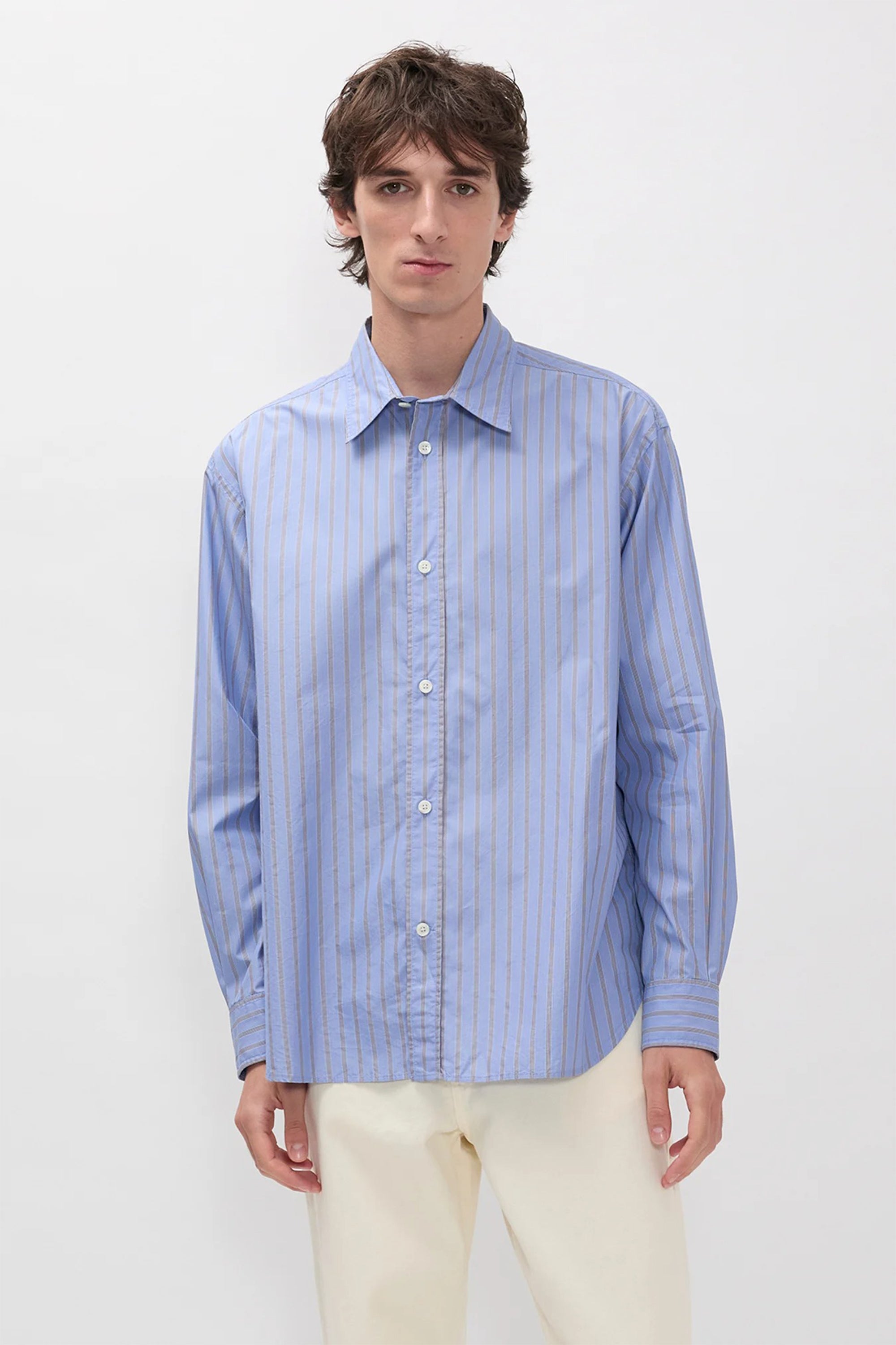 Espevik Fine Oversize Shirt Bel Air Blue