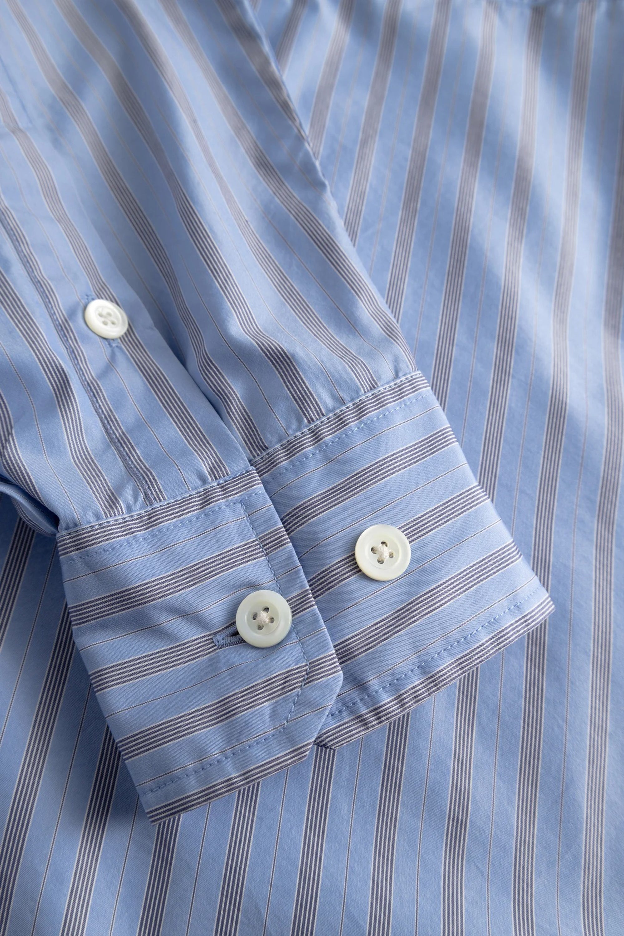 Espevik Fine Oversize Shirt Bel Air Blue_7