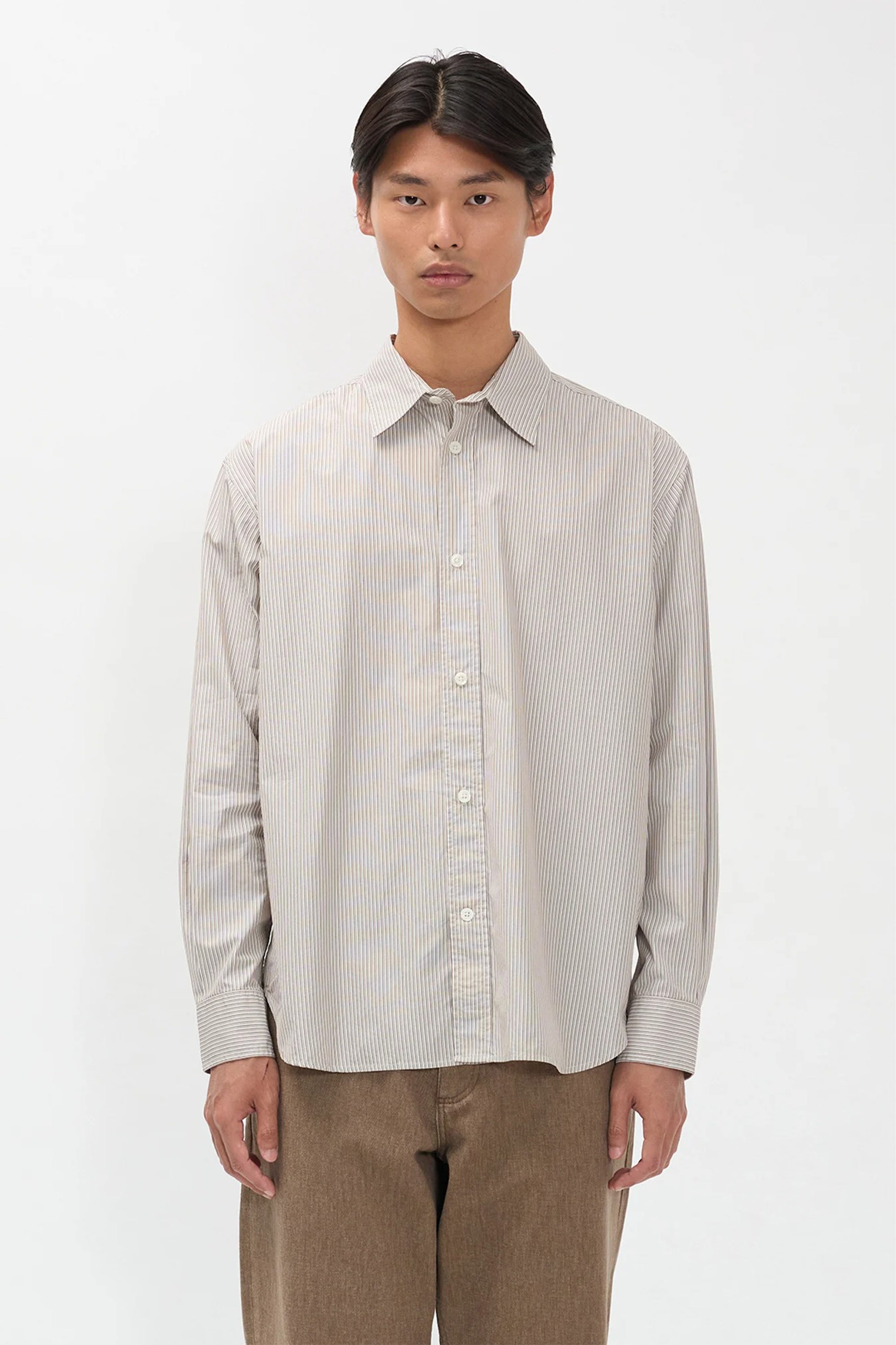 Espevik Fine Oversize Shirt Walnut