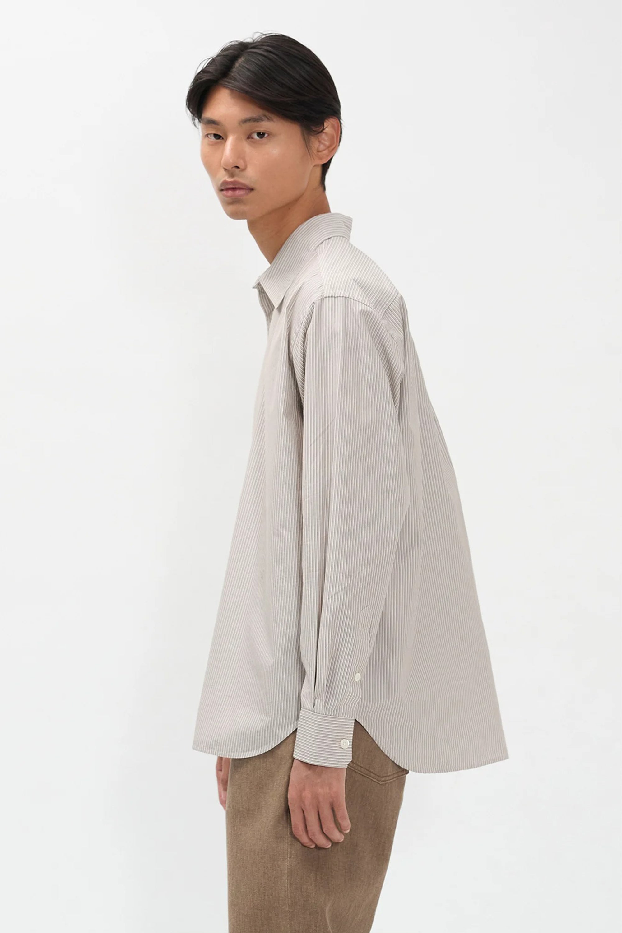 Espevik Fine Oversize Shirt Walnut_2