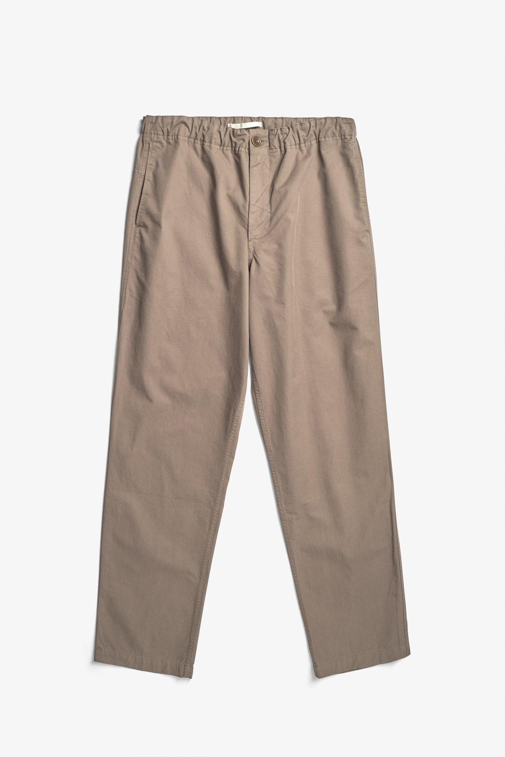 Ezra Regular Mineral Dyed Fine Twill Trousers Walnut_4