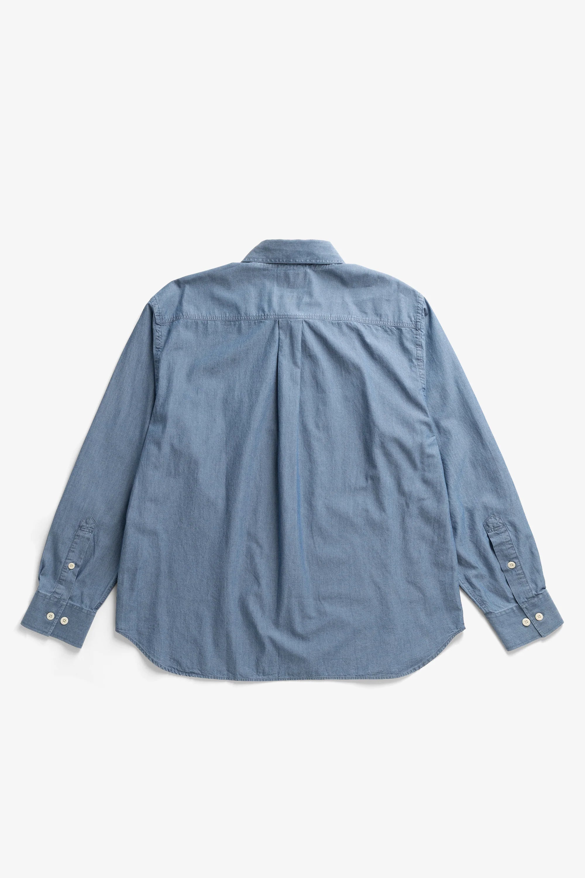 Falster Chambray Oversize Shirt Dark Blue_6