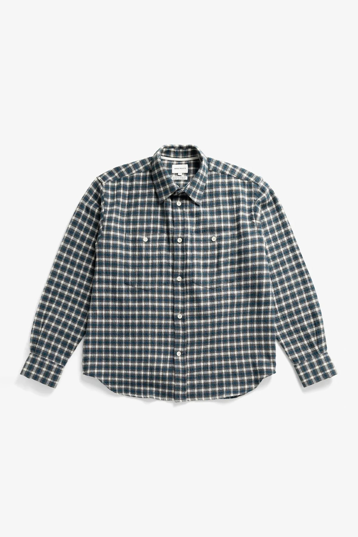 Falster Heavy Check Shirt North Sea