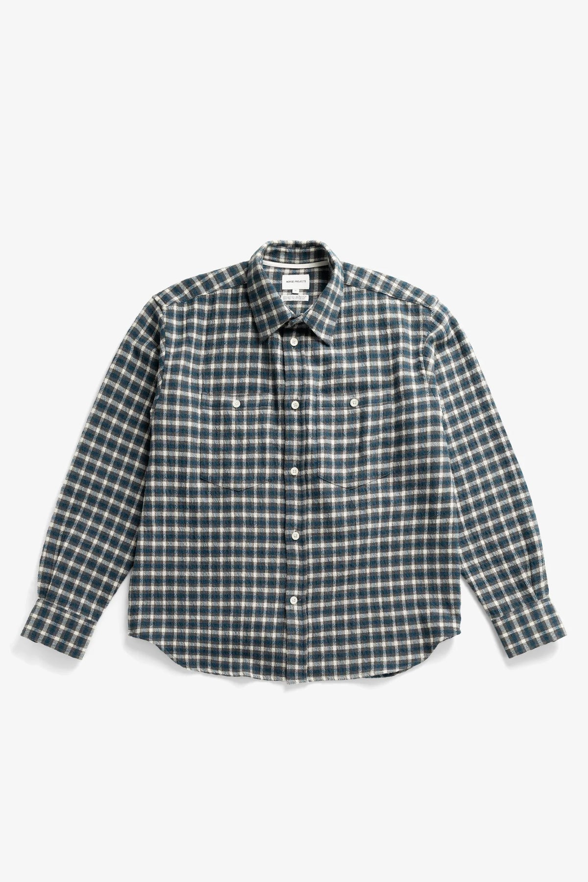 Falster Heavy Check Shirt North Sea