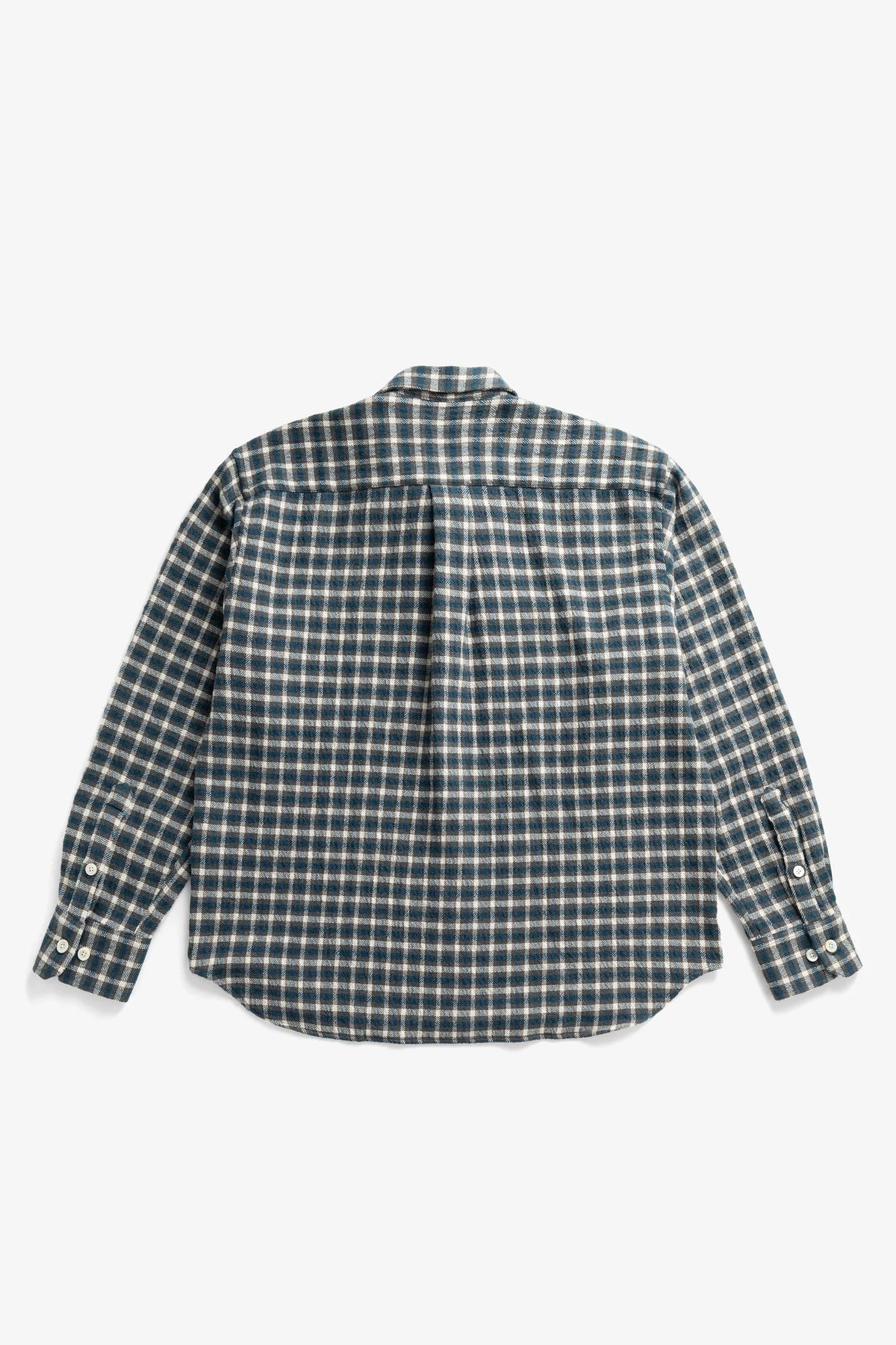Falster Heavy Check Shirt North Sea_2