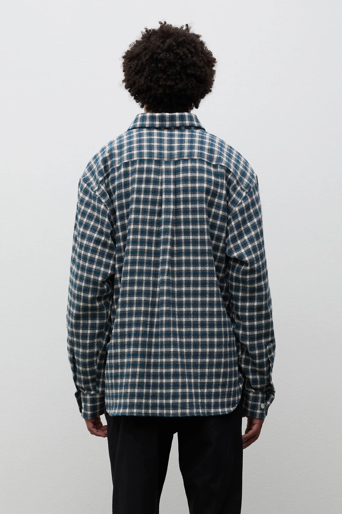 Falster Heavy Check Shirt North Sea_5