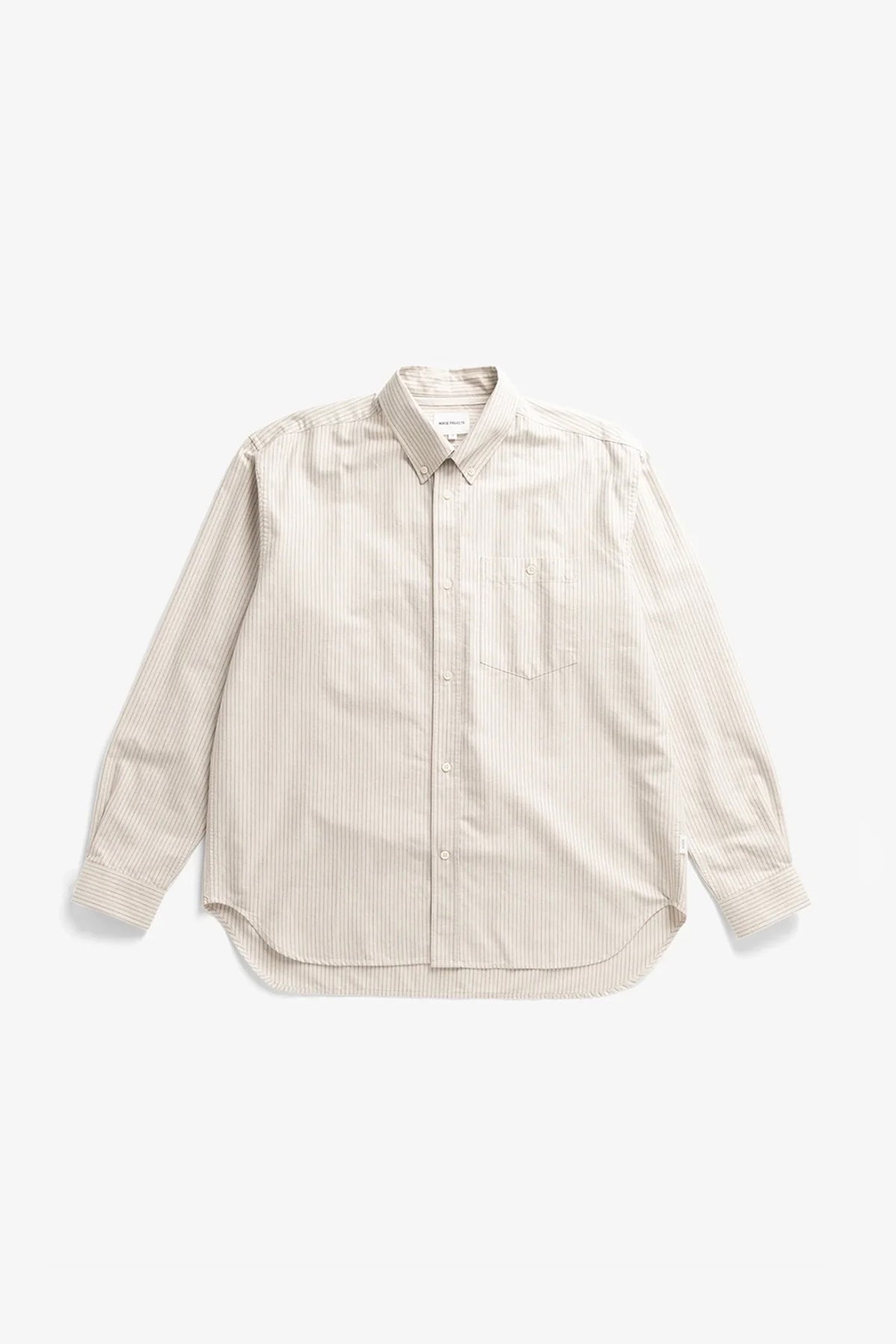 Falster Oversize Oxford BD Shirt Dark Dust Green