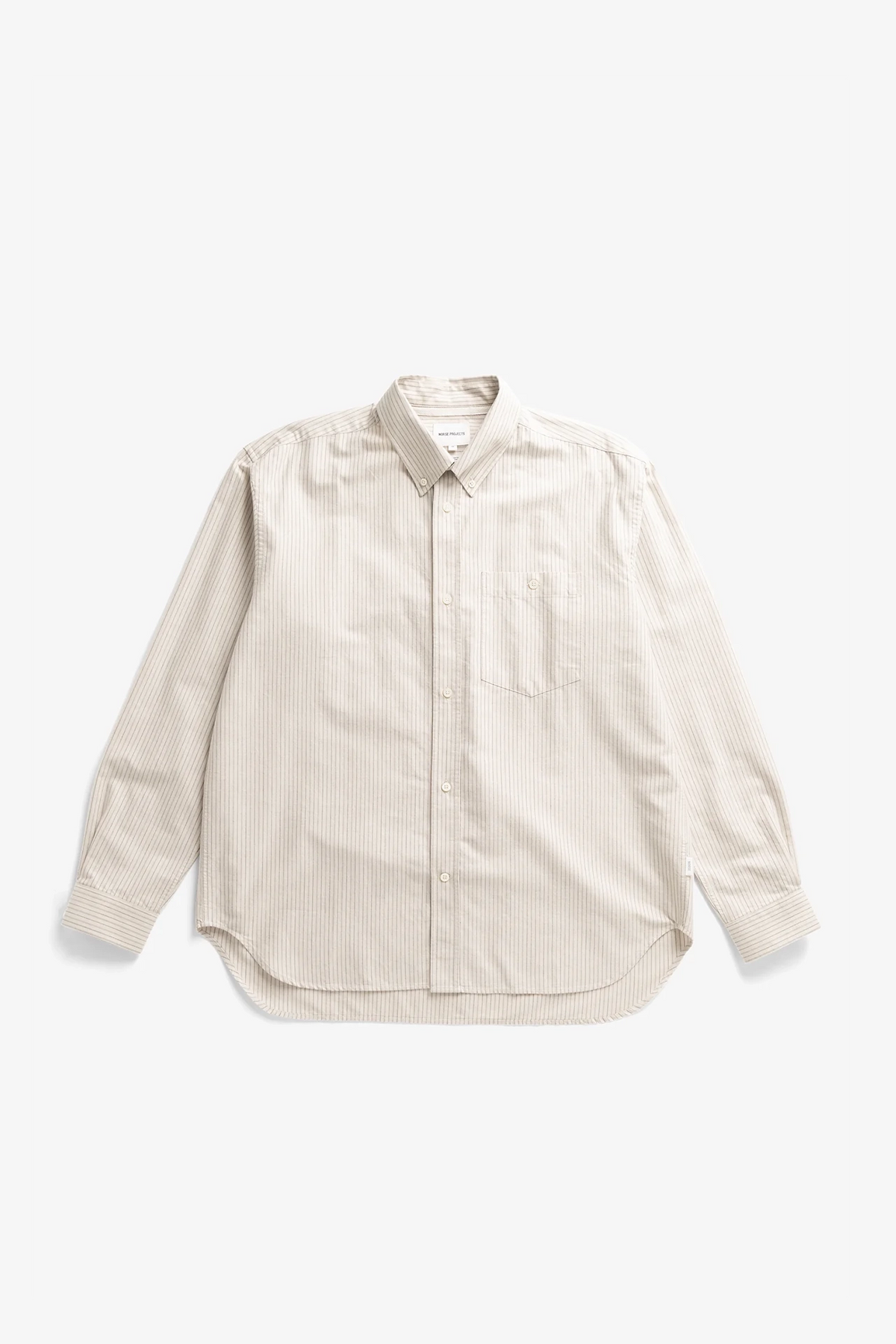Falster Oversize Oxford BD Shirt Dark Dust Green_1