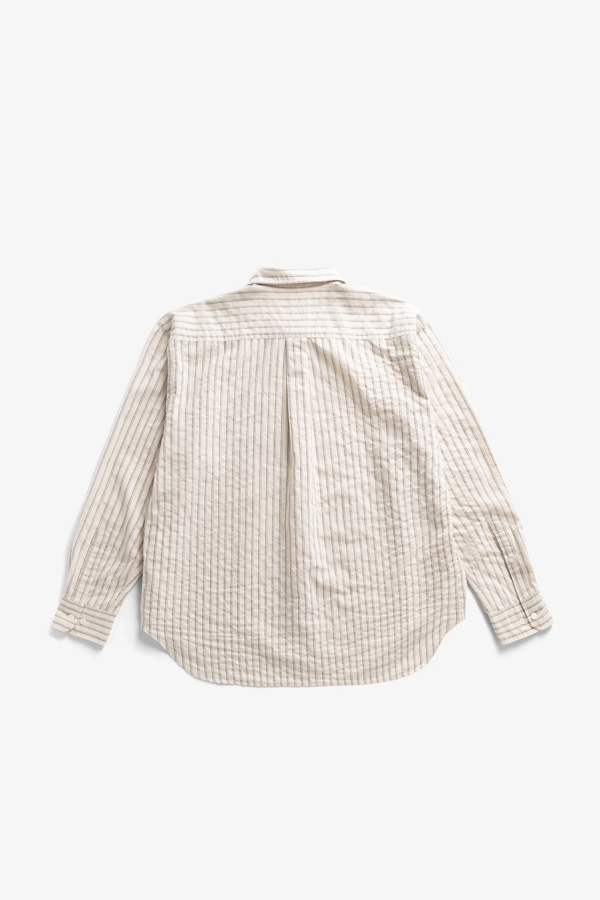 Falster Stripe Oversized Shirt Natural Ecru_1